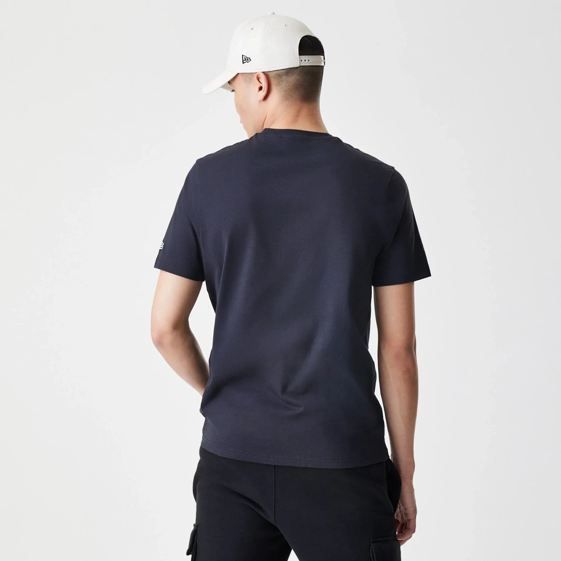 New York Yankees MLB Script Graphic Navy T-Shirt - Image 2
