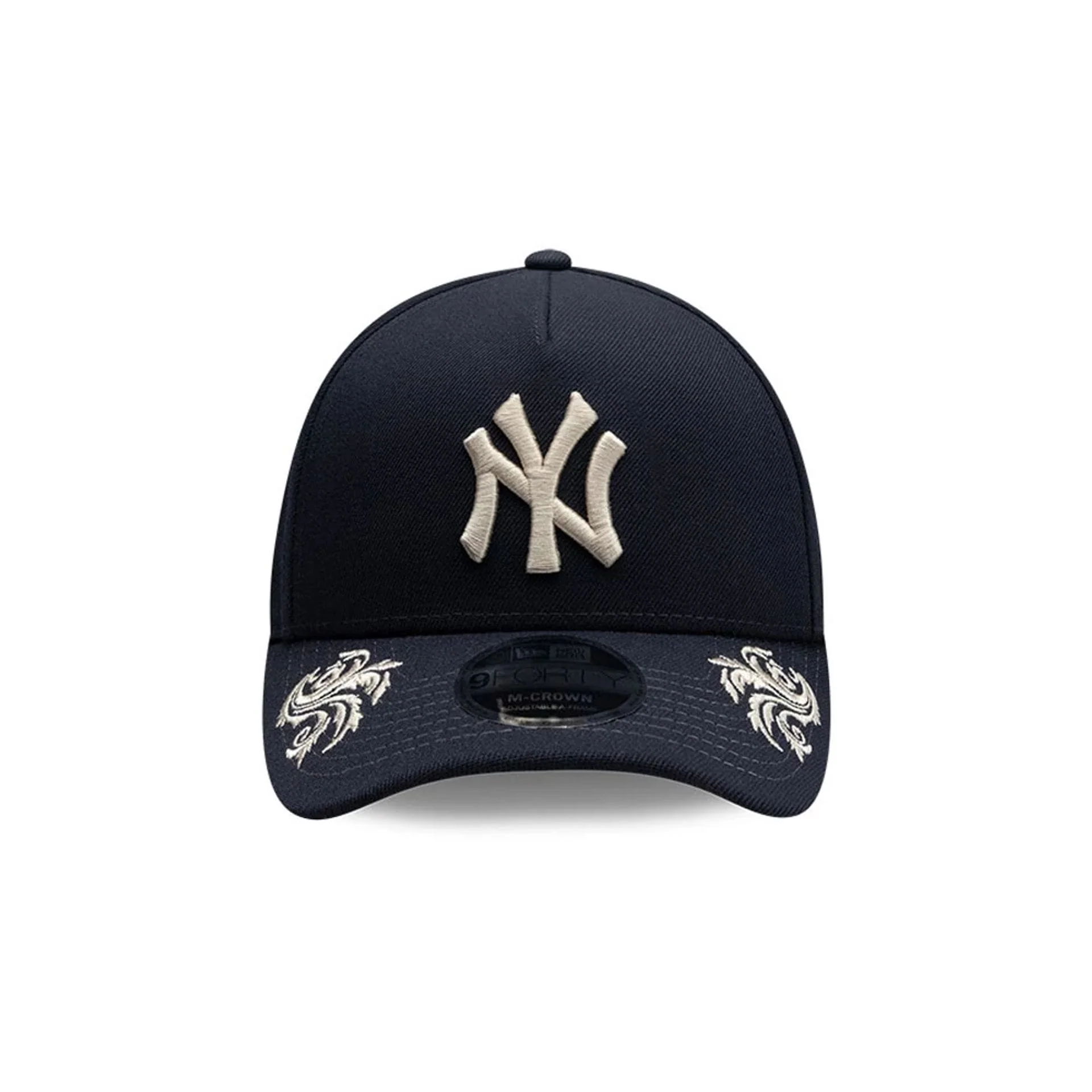 New York Yankees MLB Script Navy 9FORTY M-Crown A-Frame Adjustable Cap - Image 6