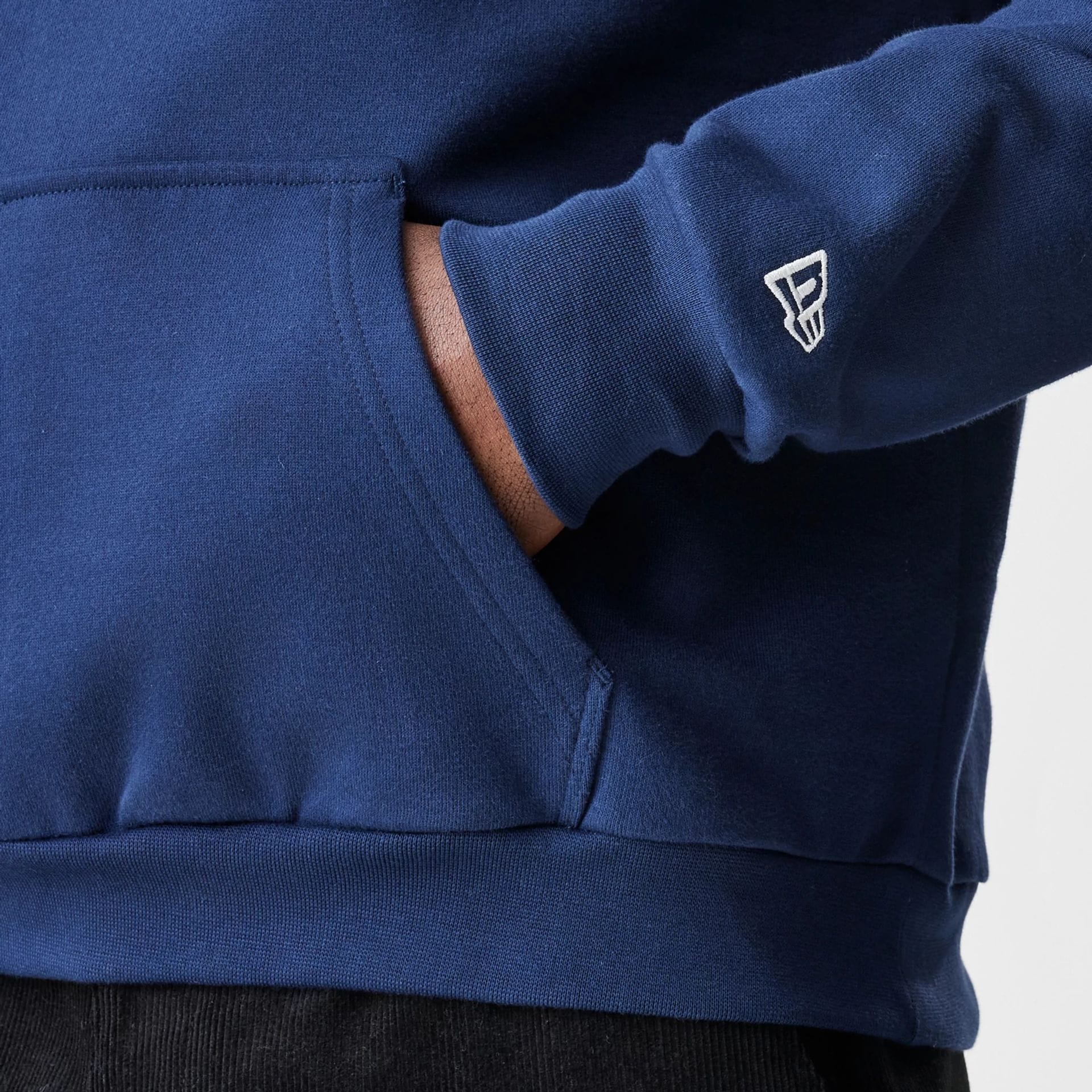 New York Yankees MLB Script Navy Oversized Pullover Hoodie - Image 8