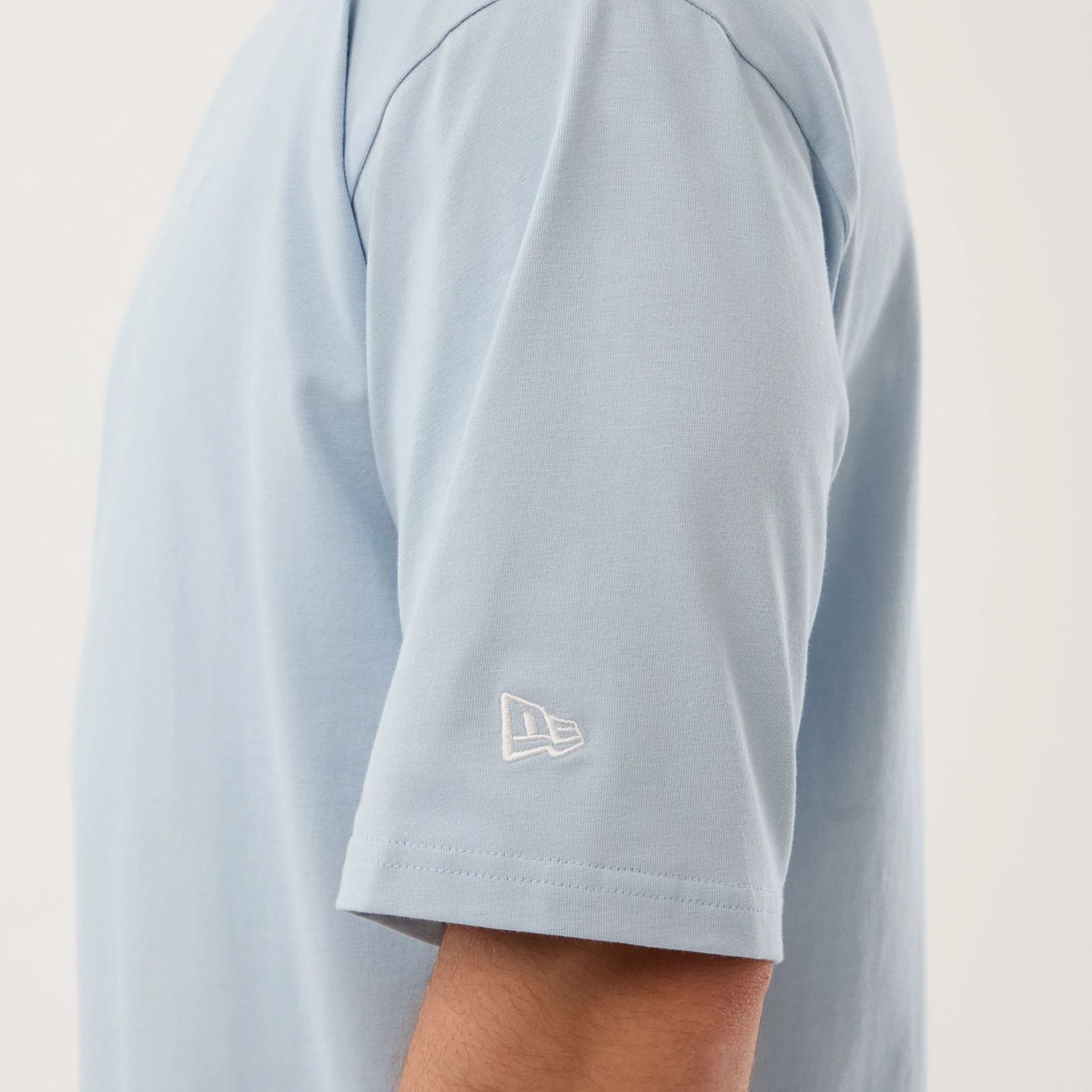 New York Yankees MLB Script Pastel Blue Oversized T-Shirt - Image 5