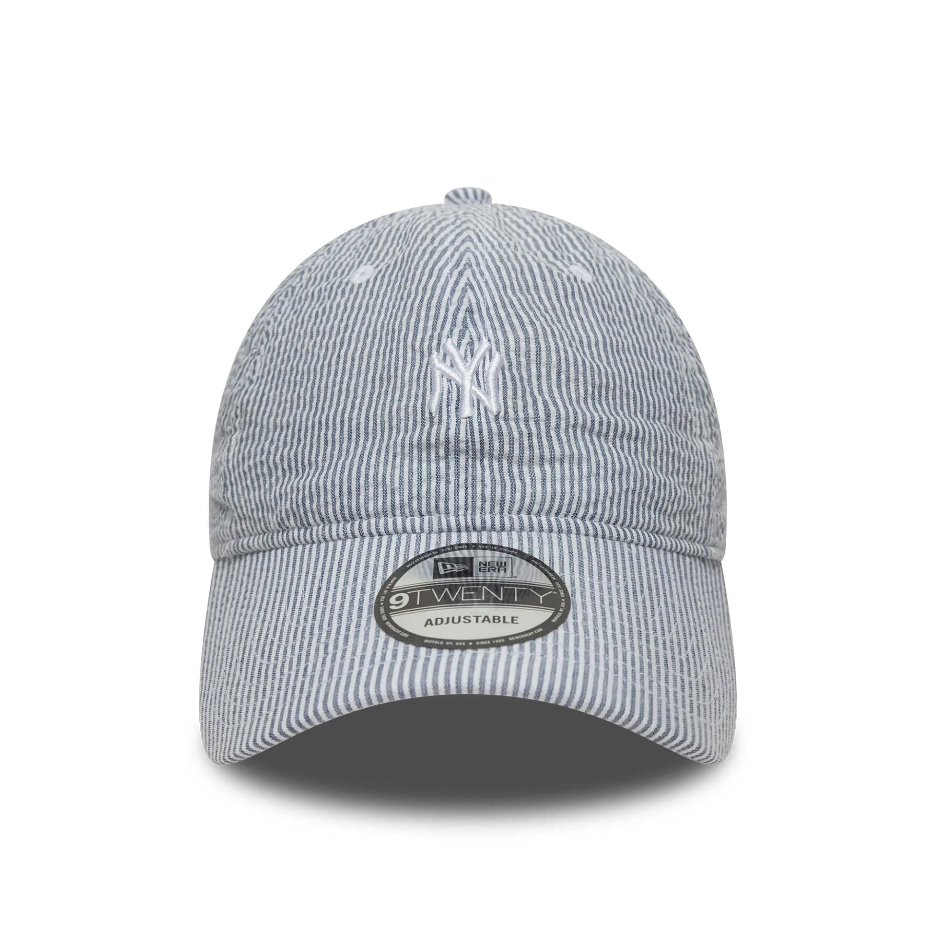 New York Yankees MLB Seersucker Navy 9TWENTY Adjustable Cap - Image 2