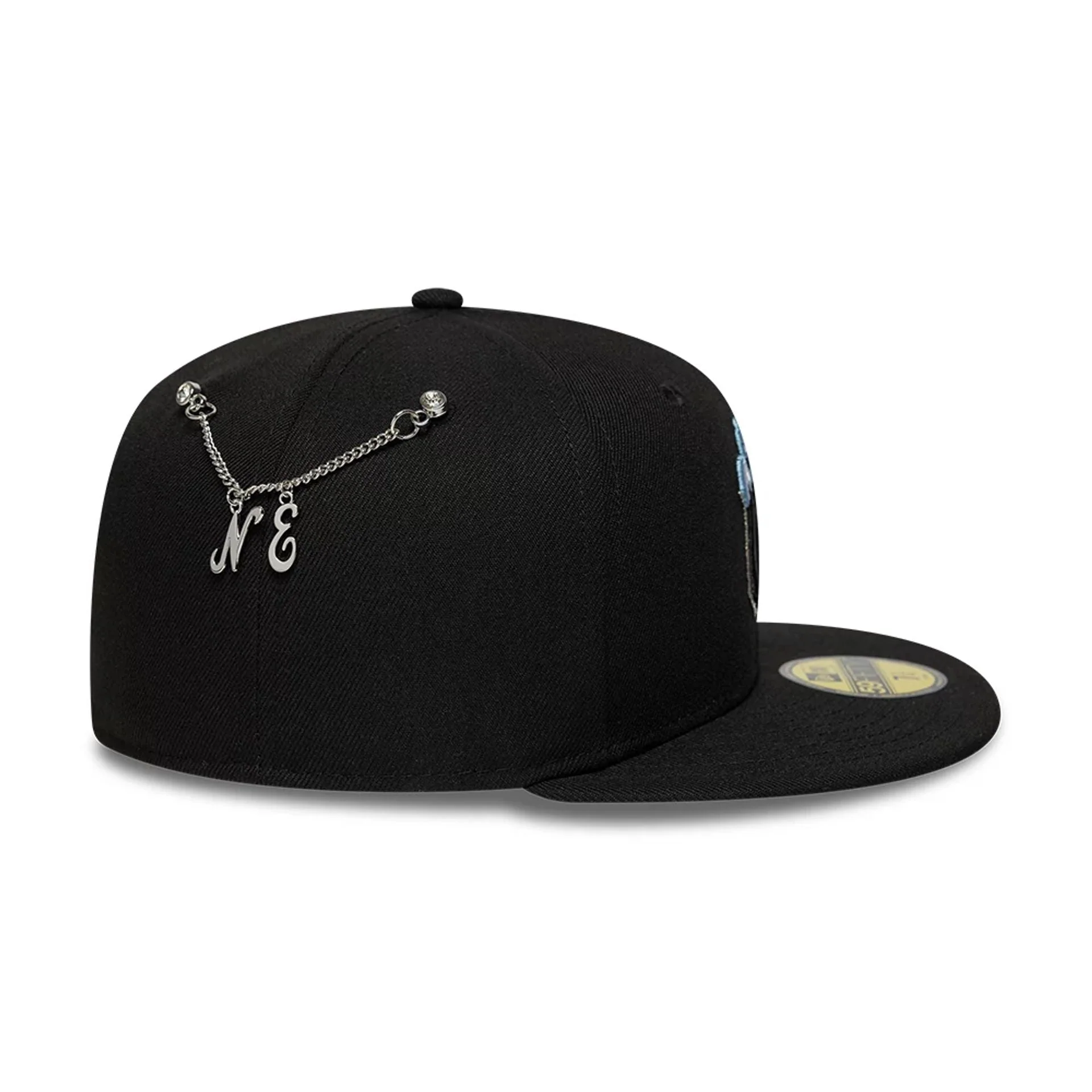 New York Yankees MLB Snow Icon Black 59FIFTY Fitted Cap - Image 2