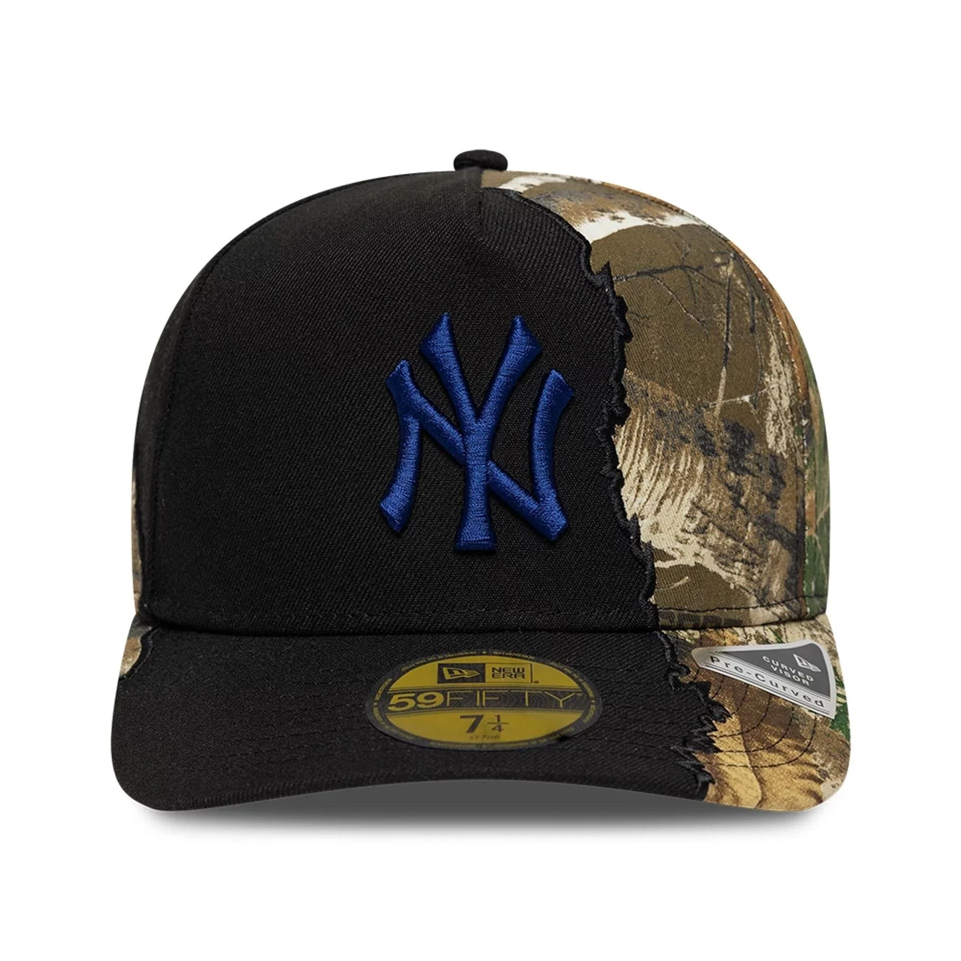 New York Yankees MLB Split Realtree Black 59FIFTY A-Frame Fitted Cap - Image 2