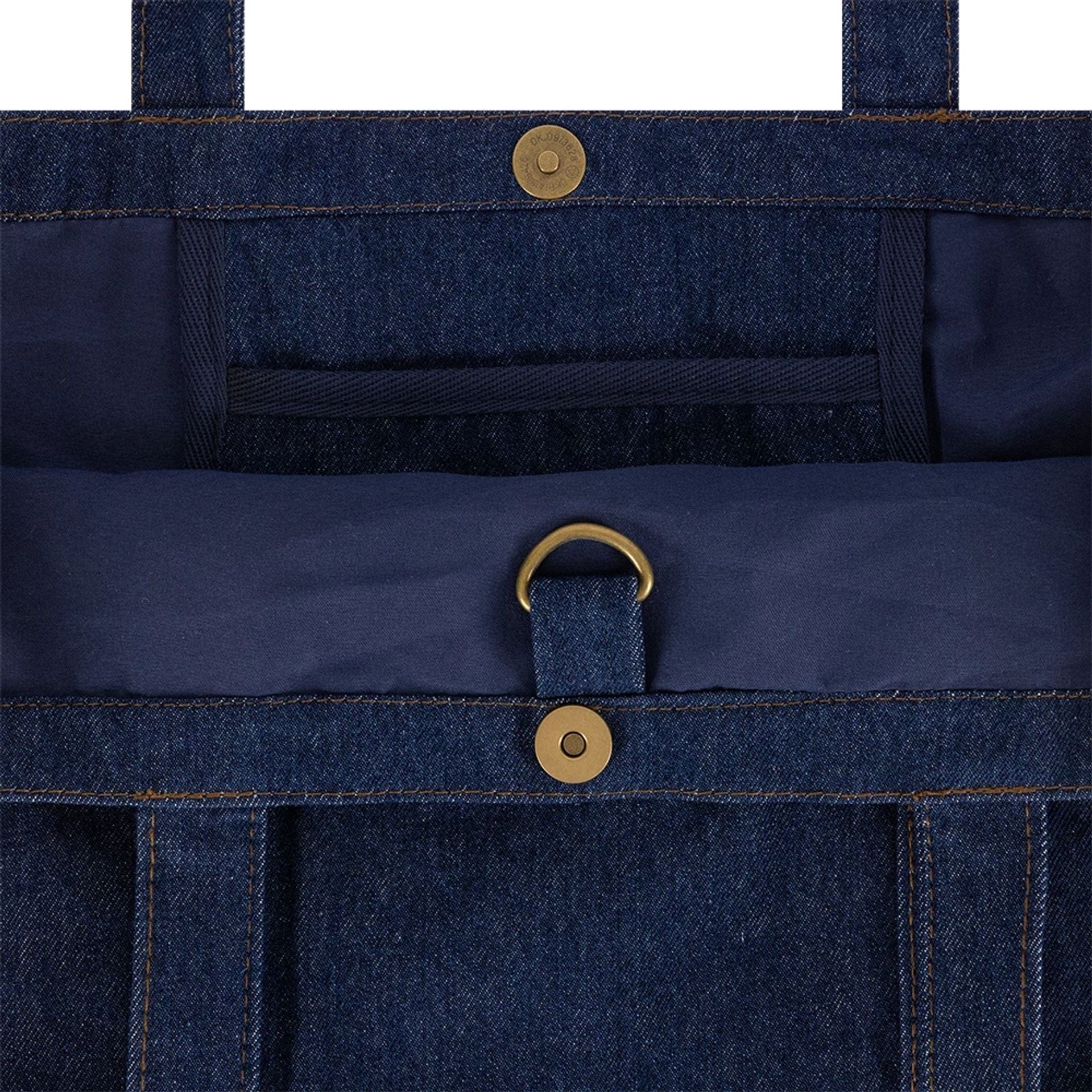 New York Yankees MLB Suede Denim Navy Tote Bag - Image 4