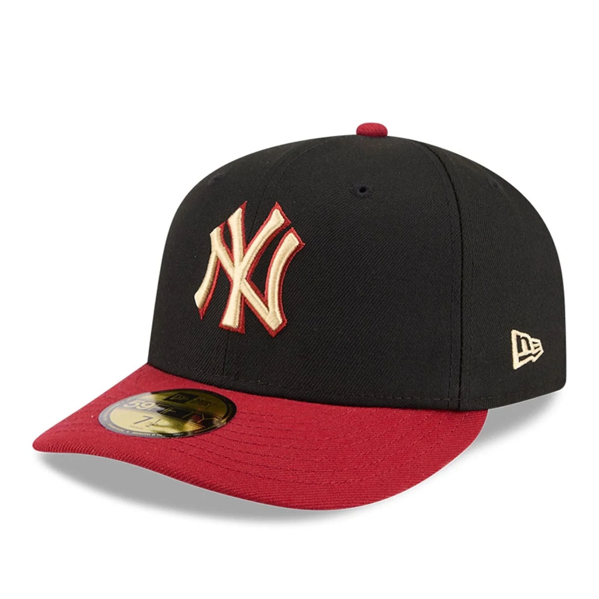 New York Yankees MLB Team Cards Black 59FIFTY Fitted Cap - Image 4