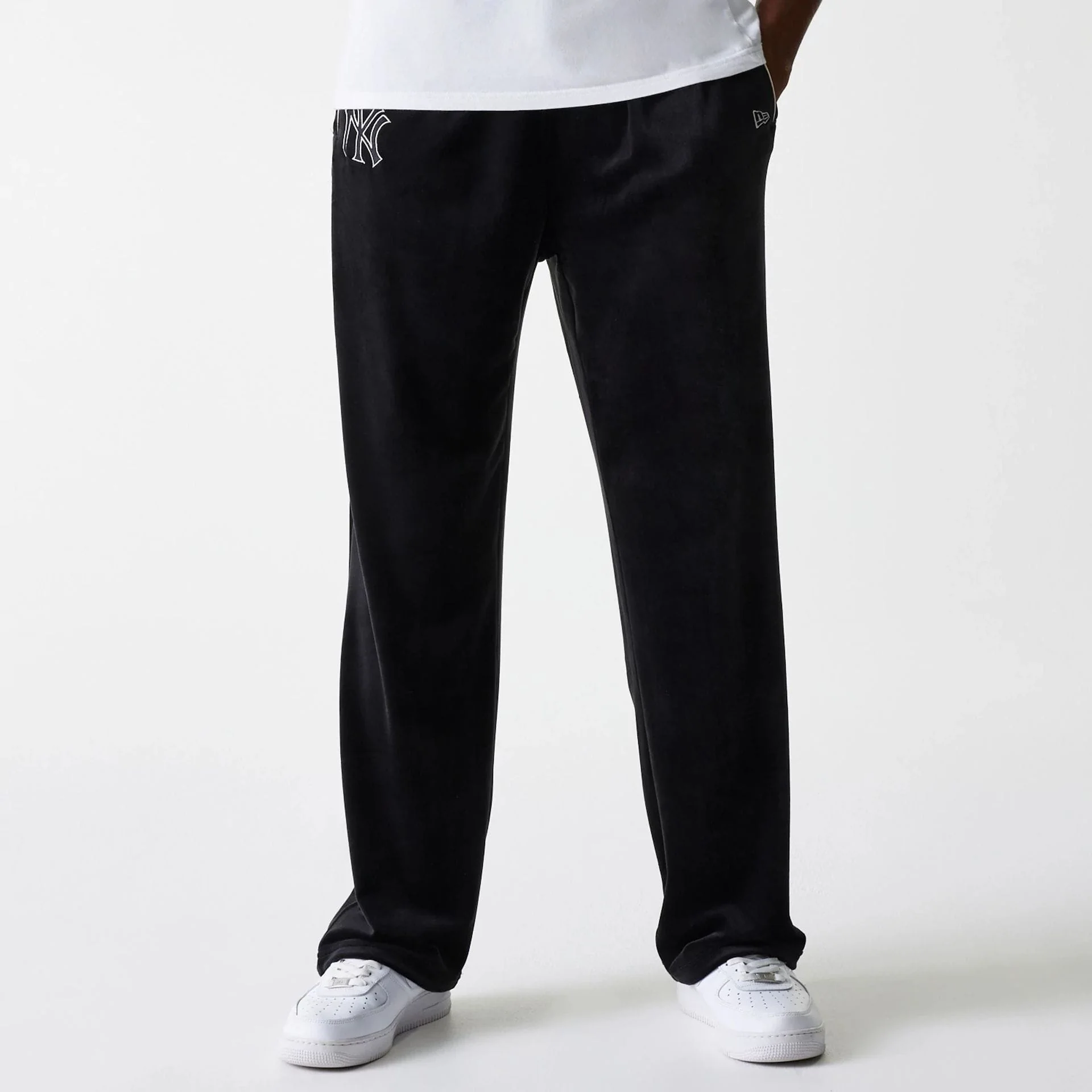 New York Yankees MLB Velour Black Track Pants - Image 5
