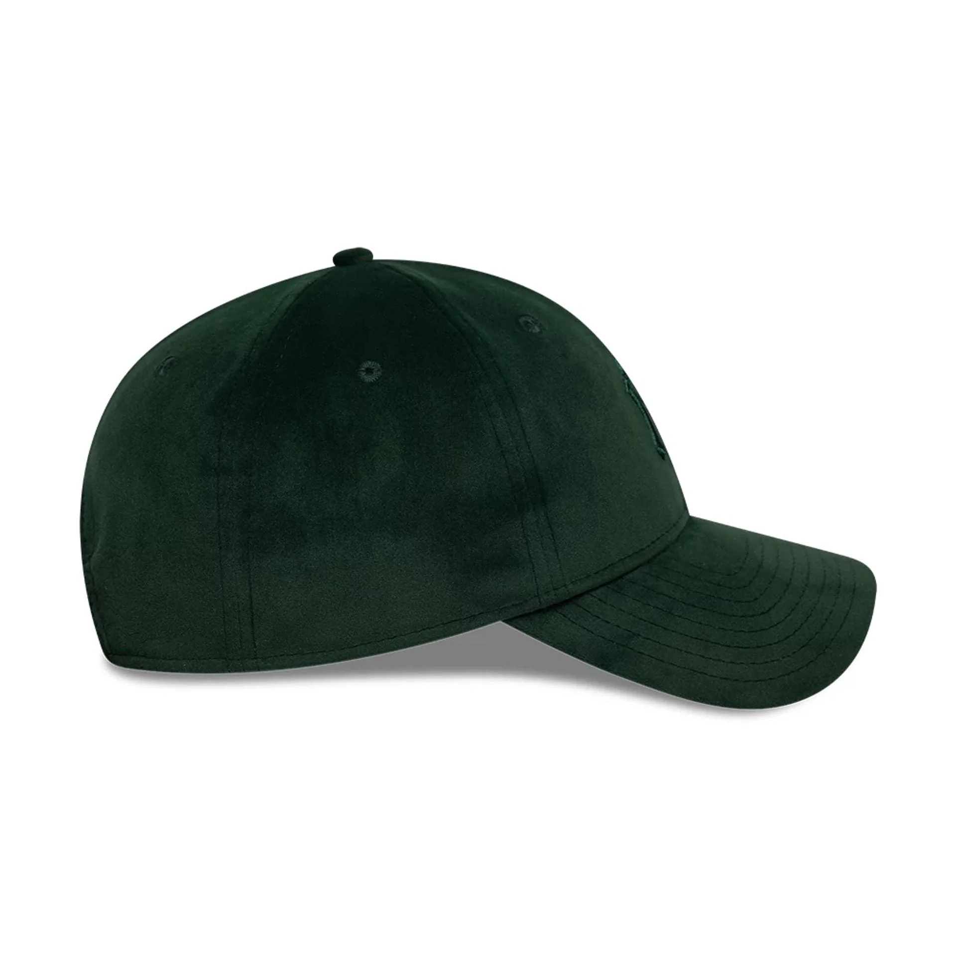 New York Yankees MLB Velour Dark Green 9TWENTY Bow Back Adjustable Cap - Image 6