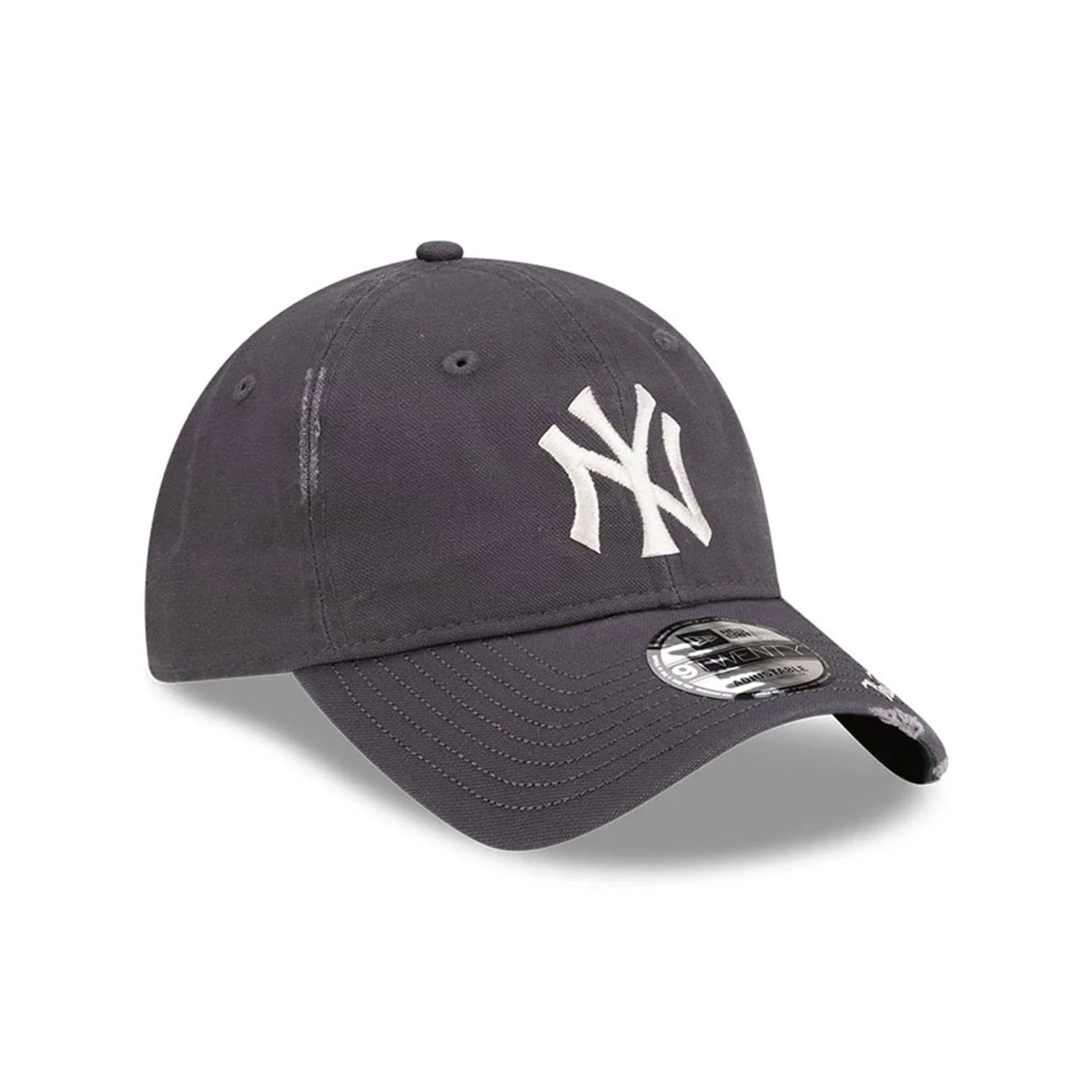 New York Yankees MLB Visor Logo Dark Grey 9TWENTY Adjustable Cap - Image 3