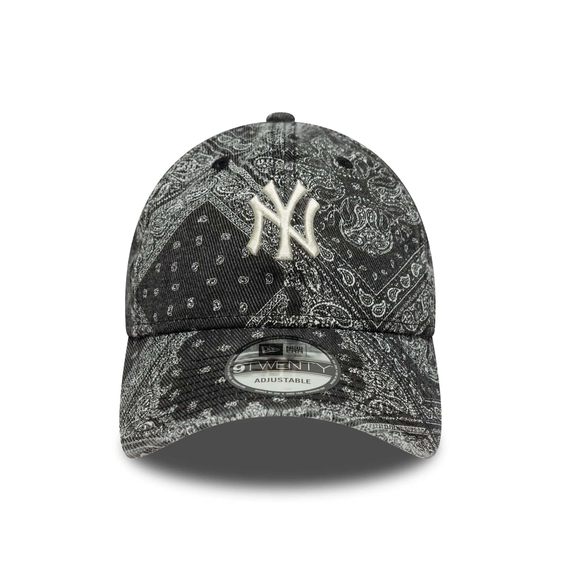 New York Yankees MLB Washed Paisley Black 9TWENTY Cap - Image 2