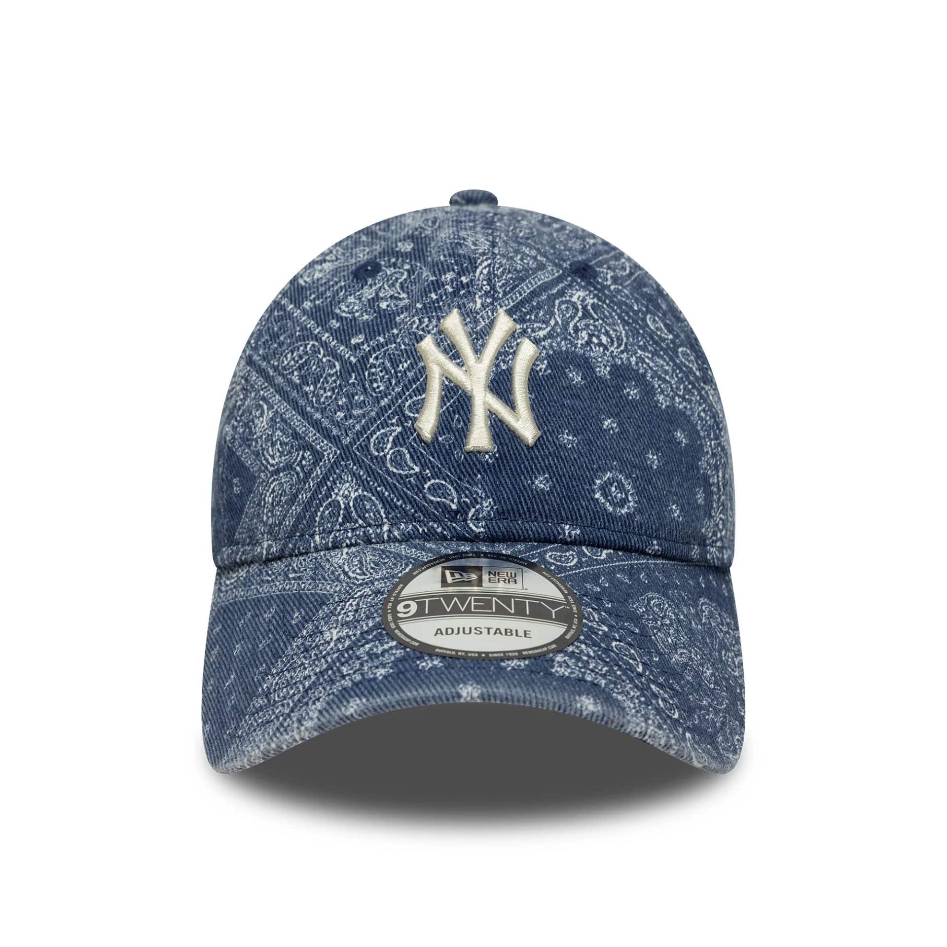 New York Yankees MLB Washed Paisley Navy 9TWENTY Cap - Image 2