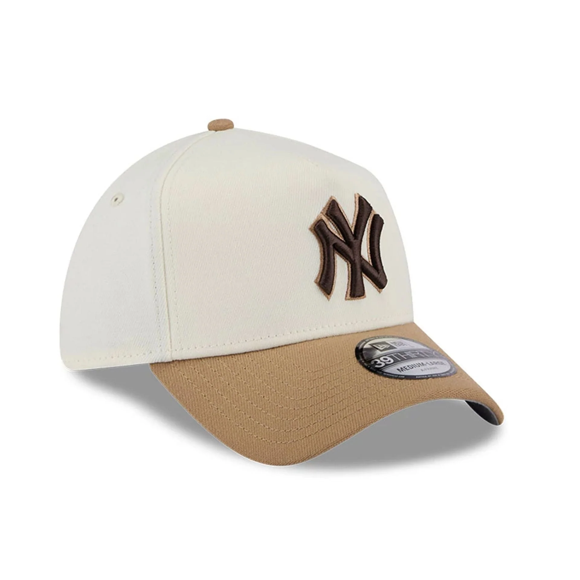 New York Yankees MLB White 39THIRTY A-Frame Stretch Fit Cap - Image 4