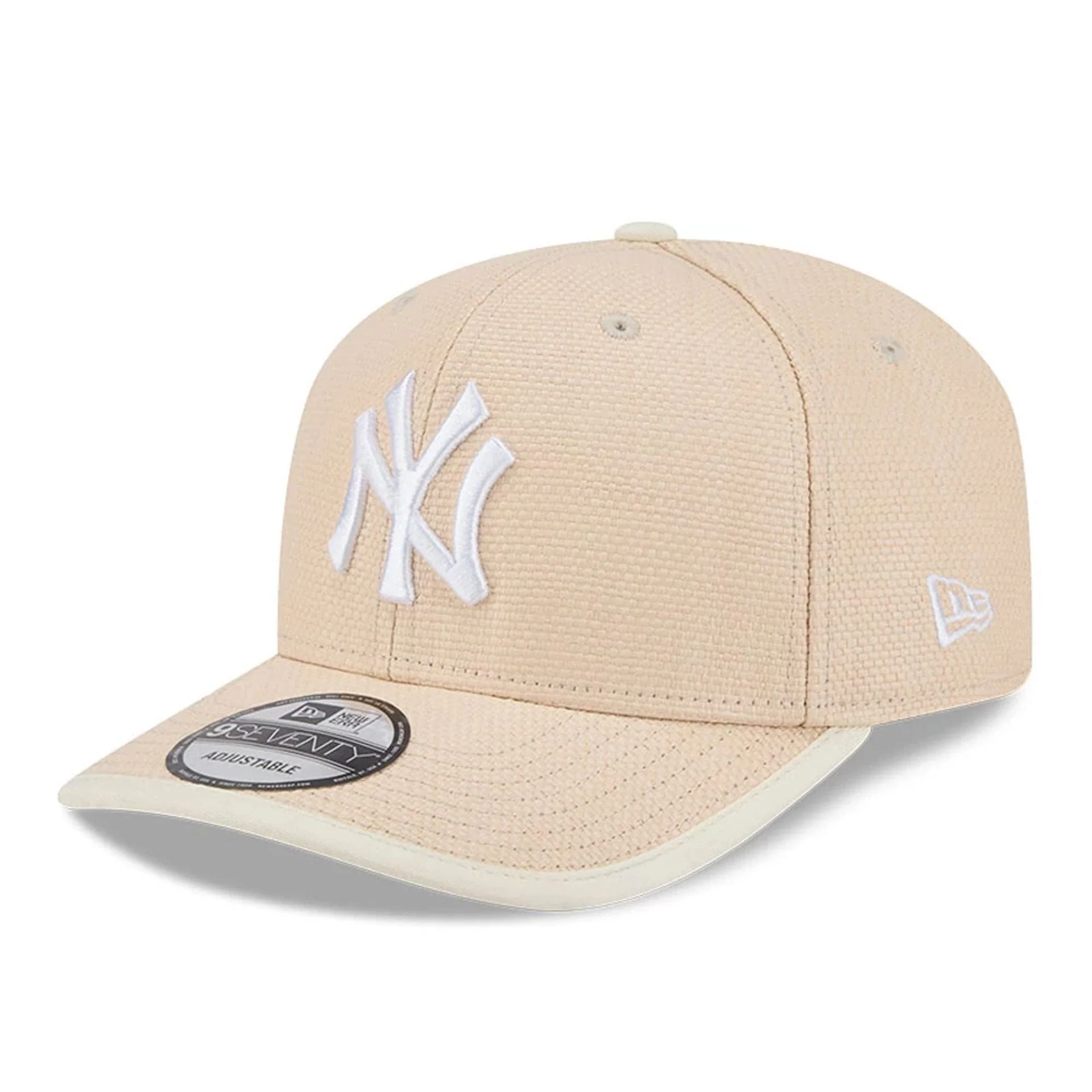 New York Yankees MLB Wicker Cream 9SEVENTY Stretch Snap Adjustable Cap - Image 4