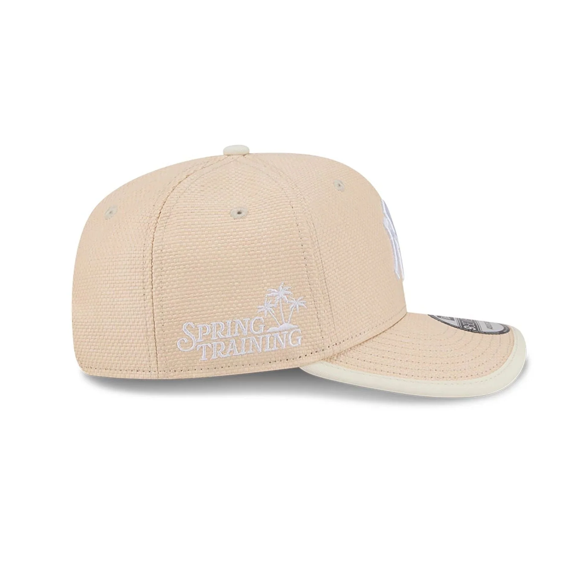 New York Yankees MLB Wicker Cream 9SEVENTY Stretch Snap Adjustable Cap - Image 5