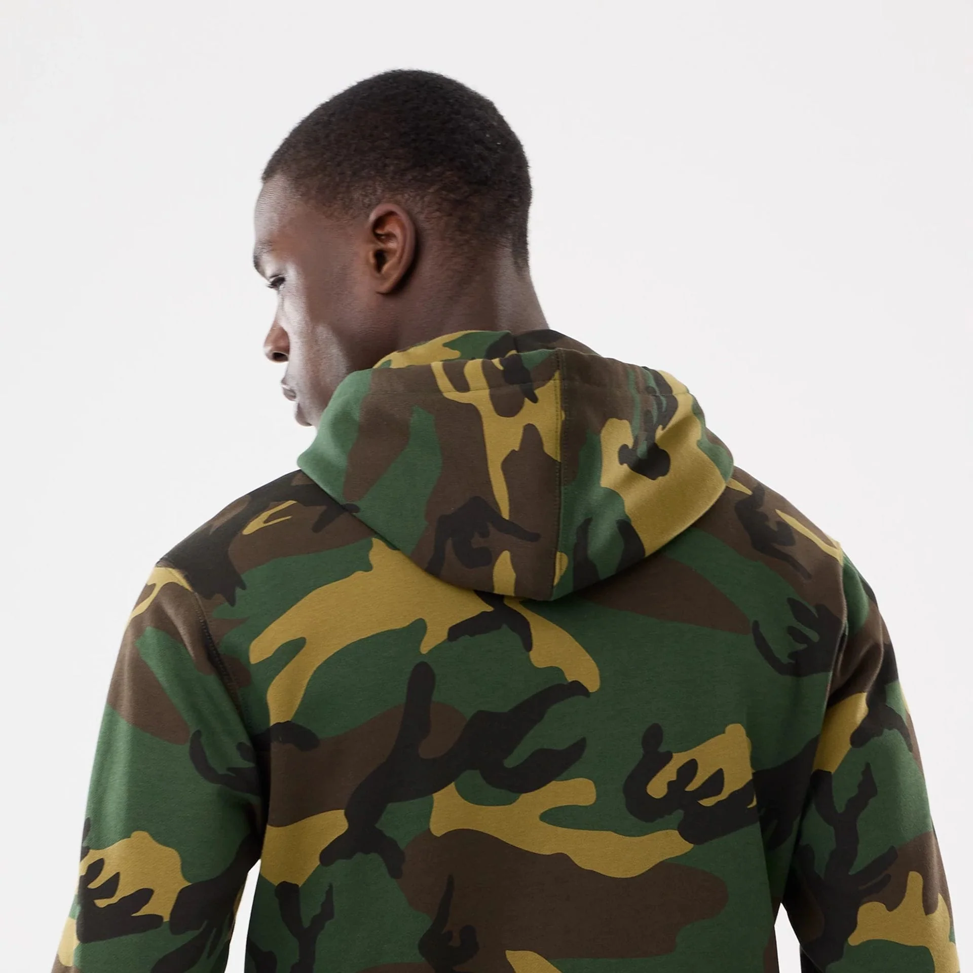 New York Yankees MLB Woodland Camo 2 Way Full Zip Hoodie - Image 6