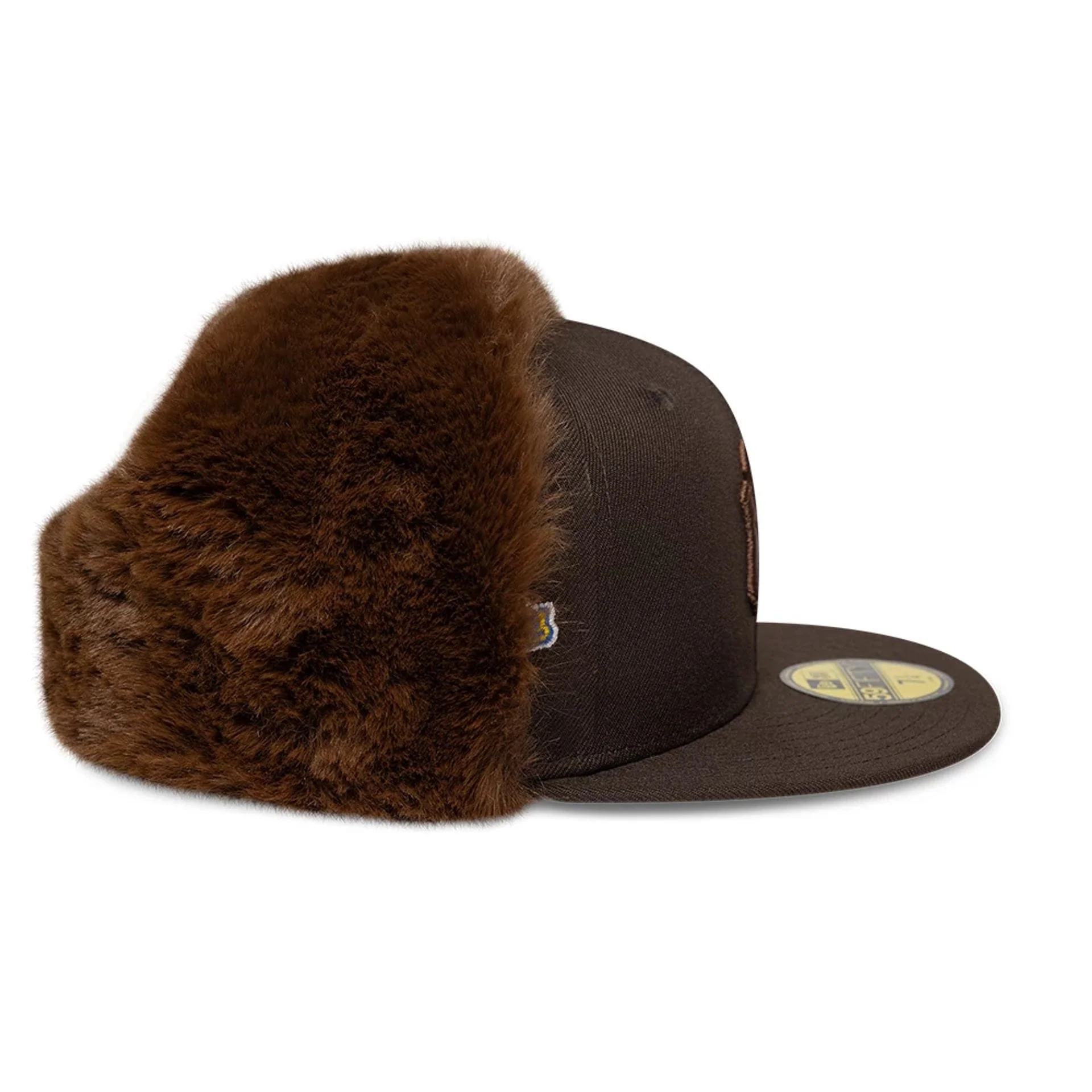 New York Yankees MLB World Series Dark Brown Dogear 59FIFTY Fitted Cap - Image 10