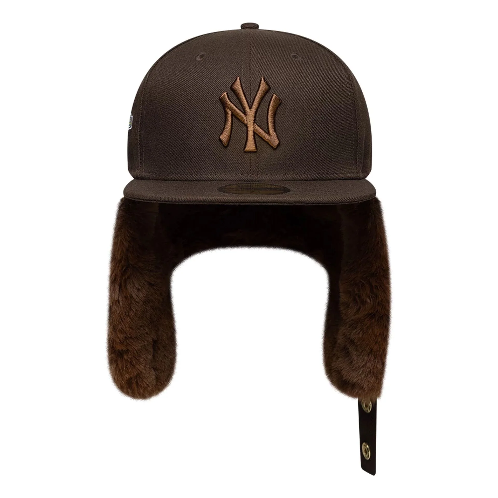 New York Yankees MLB World Series Dark Brown Dogear 59FIFTY Fitted Cap - Image 8