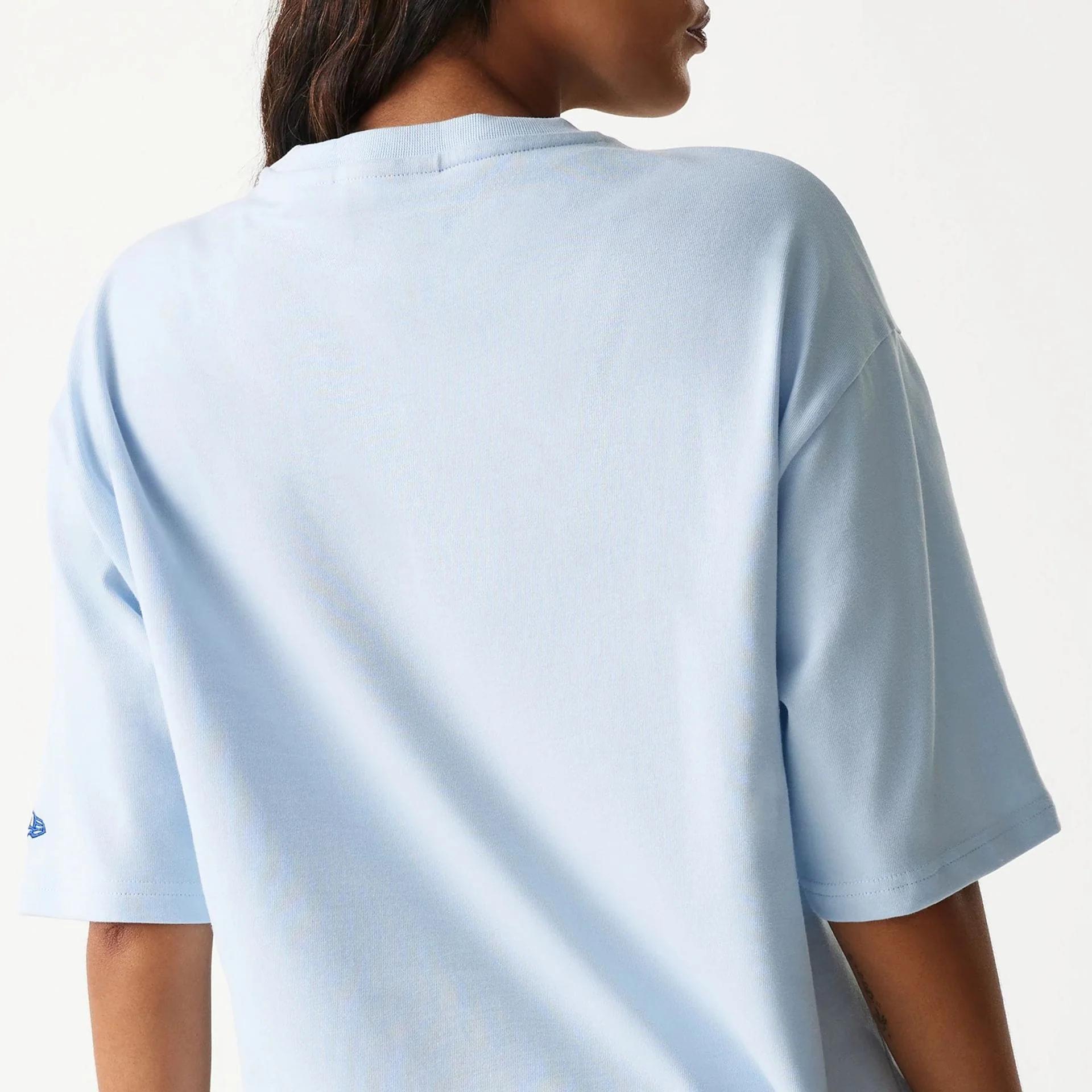 New York Yankees MLB World Series Pastel Blue Oversized T-Shirt - Image 8