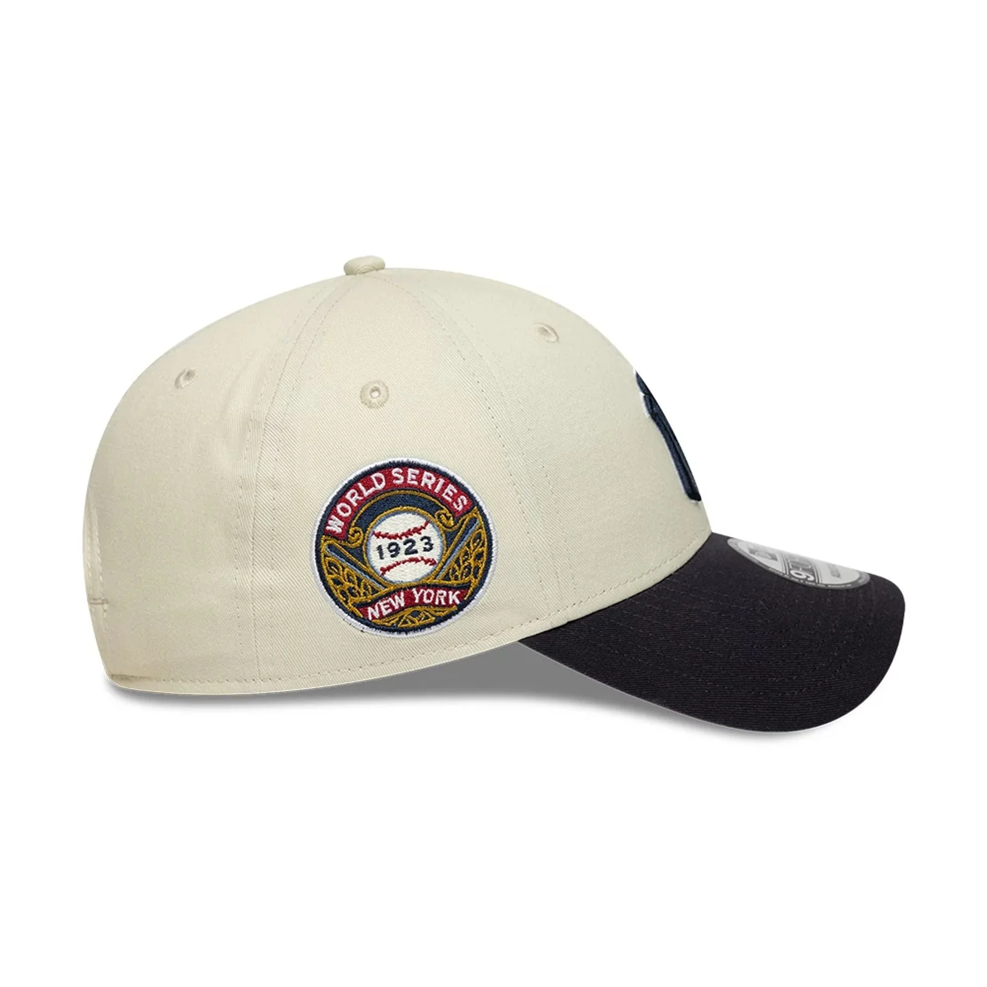 New York Yankees MLB World Series Patch Cream 9FORTY Adjustable Cap - Image 5