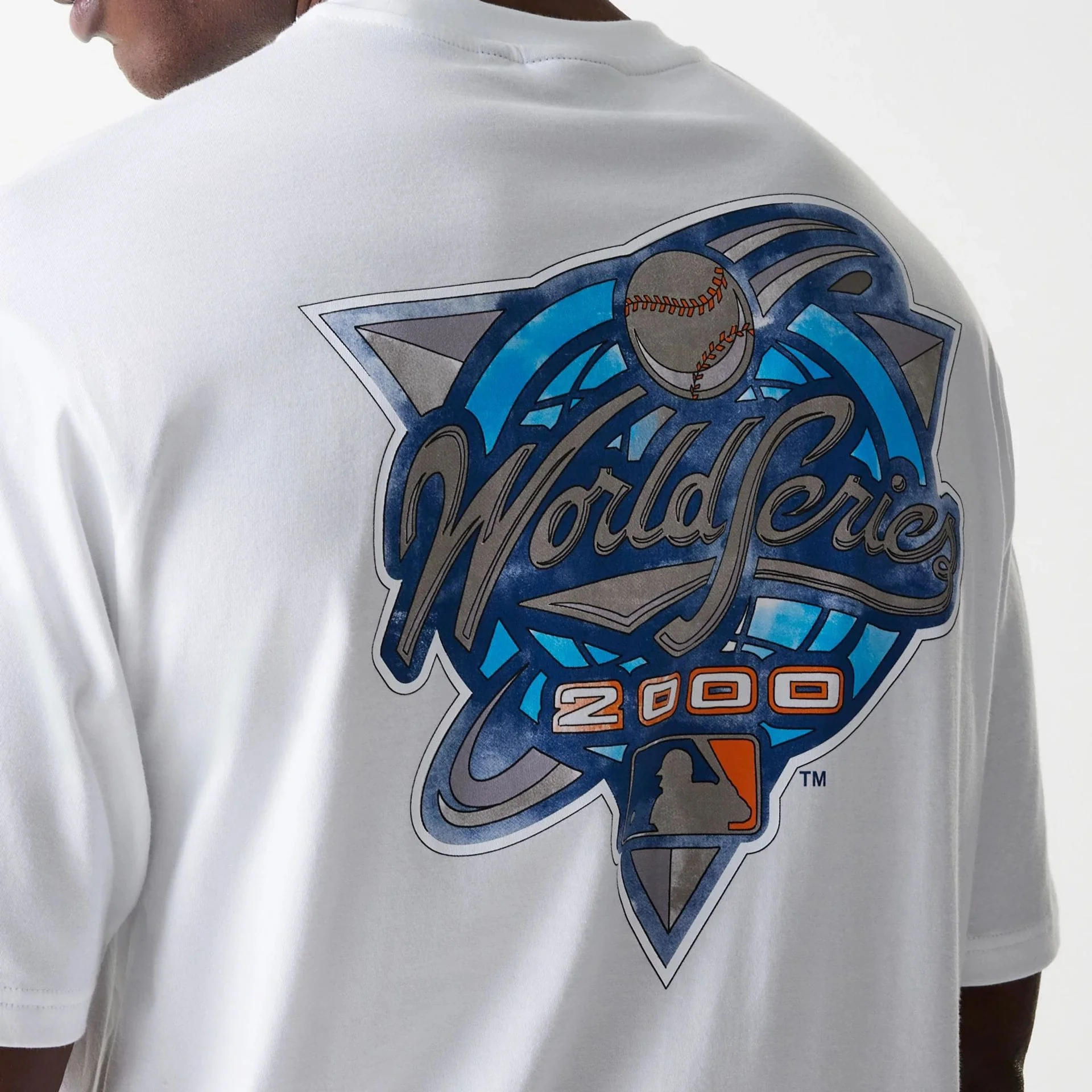 New York Yankees MLB World Series White Oversized T-Shirt - Image 5