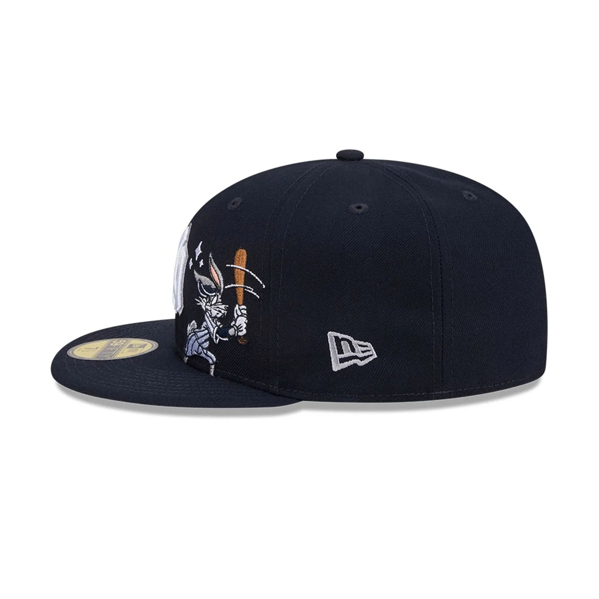 New York Yankees MLB X Looney Tunes Bugs Bunny Navy 59FIFTY Fitted Cap - Image 7