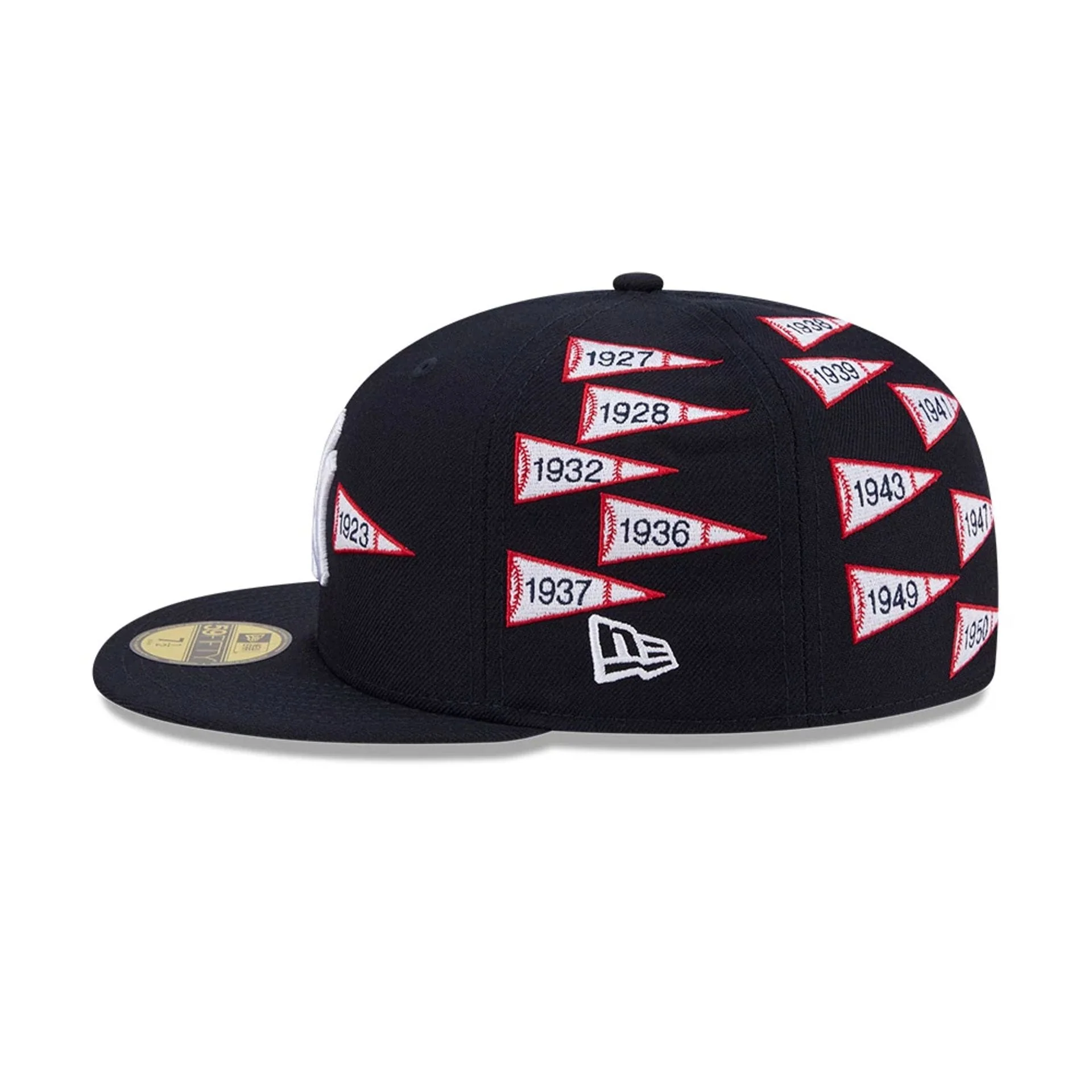 New York Yankees MLB X Spike Lee Flags Navy 59FIFTY Fitted Cap - Image 5