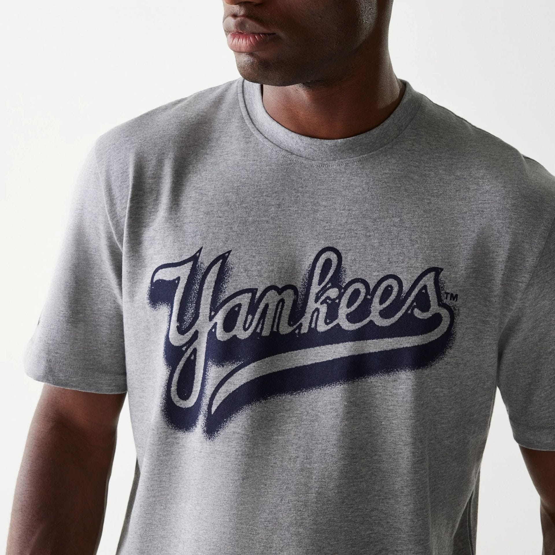 New York Yankees OVO x MLB Grey T-Shirt - Image 3