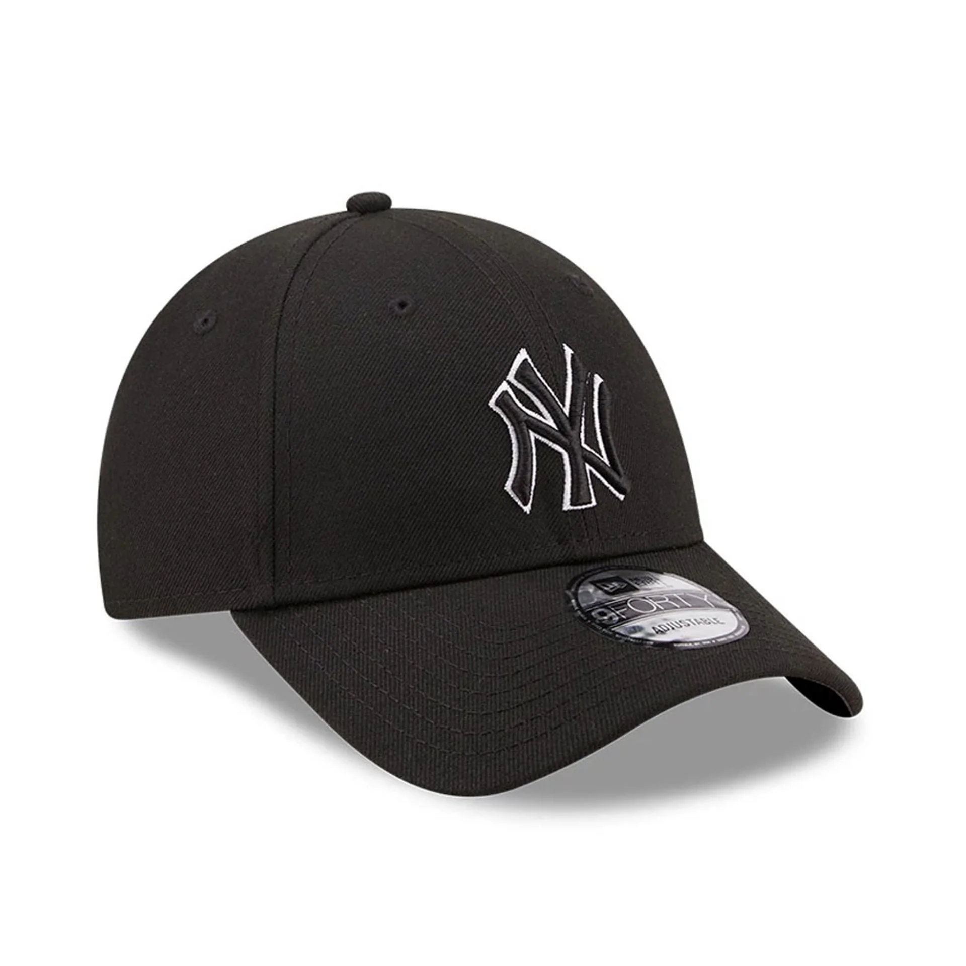 New York Yankees Pop Outline Black 9FORTY Cap - Image 3