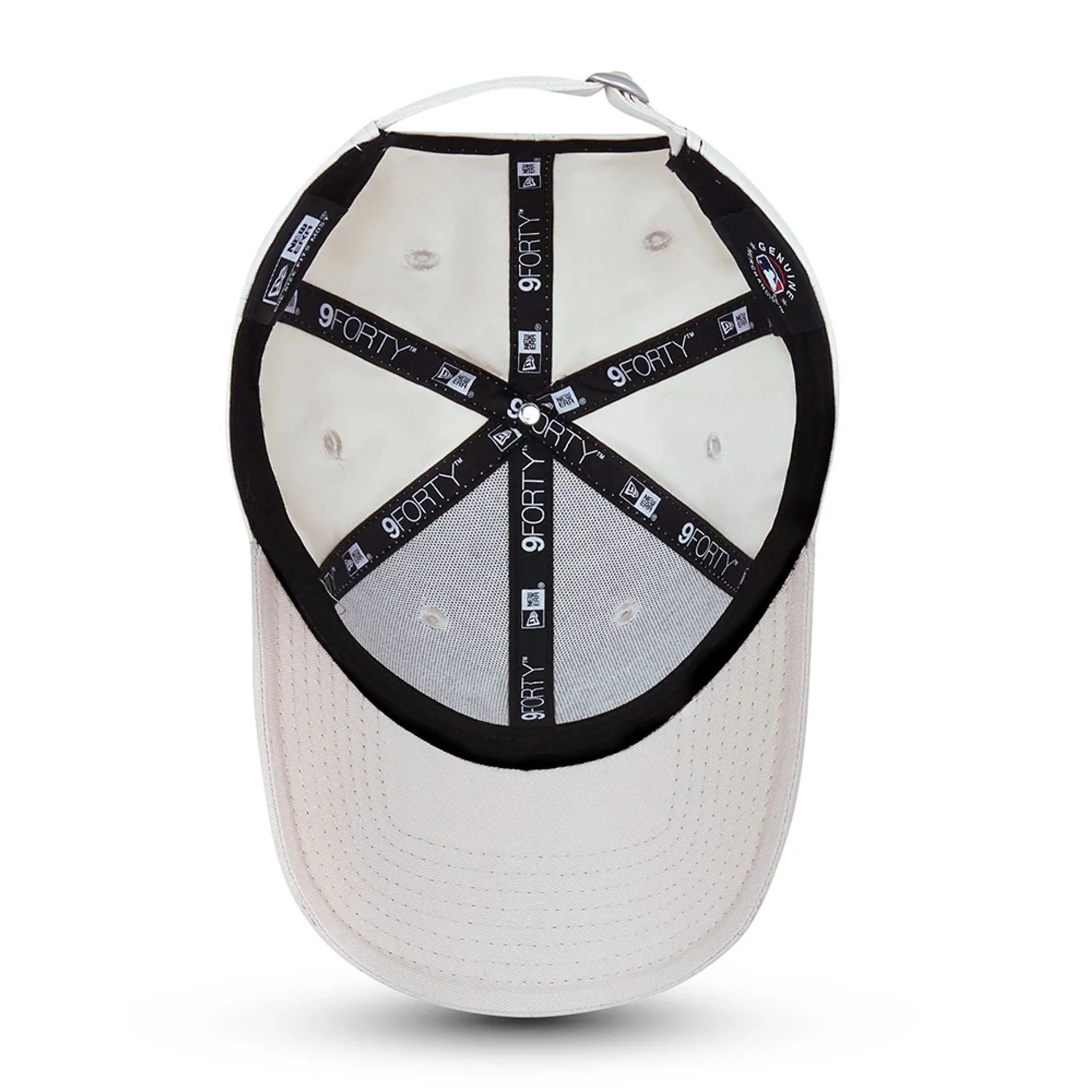 New York Yankees Tonal Womens Cream 9FORTY Cap - Image 3