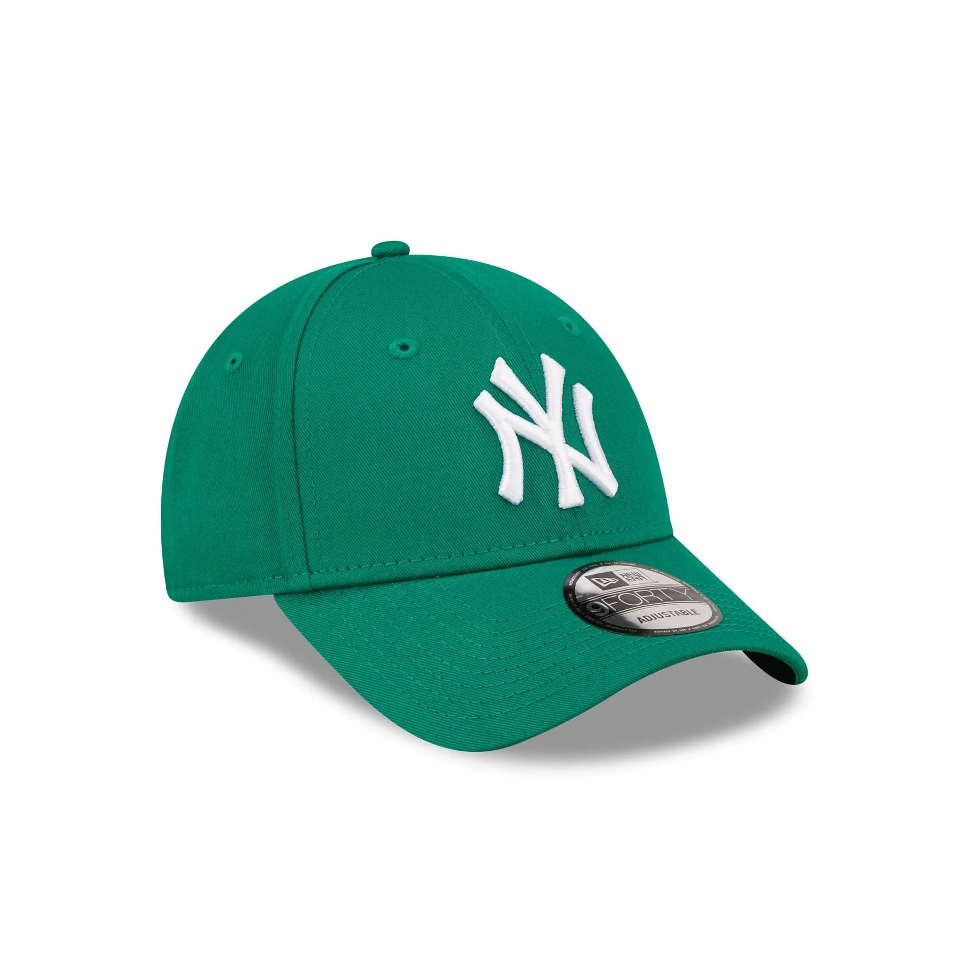 New York Yankees Womens League Essential Green 9FORTY Adjustable Cap - Image 3