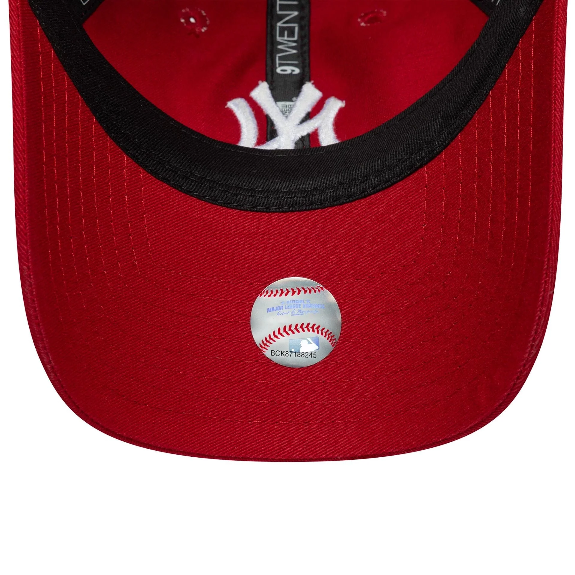 New York Yankees Womens Midi Dark Red 9TWENTY Cap - Image 5