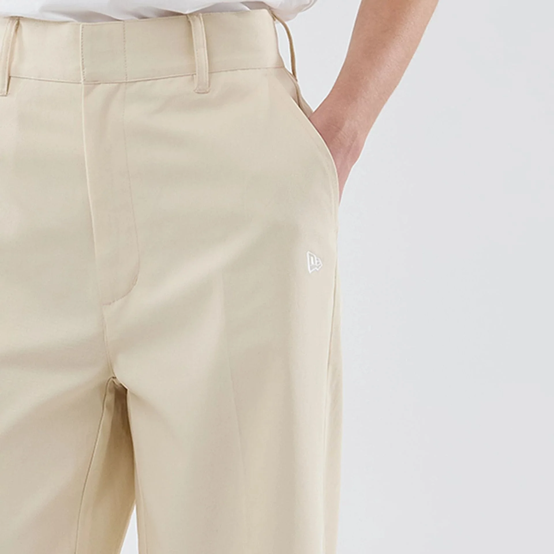 New York Yankees Womens MLB Cream Chino Trousers - Image 5
