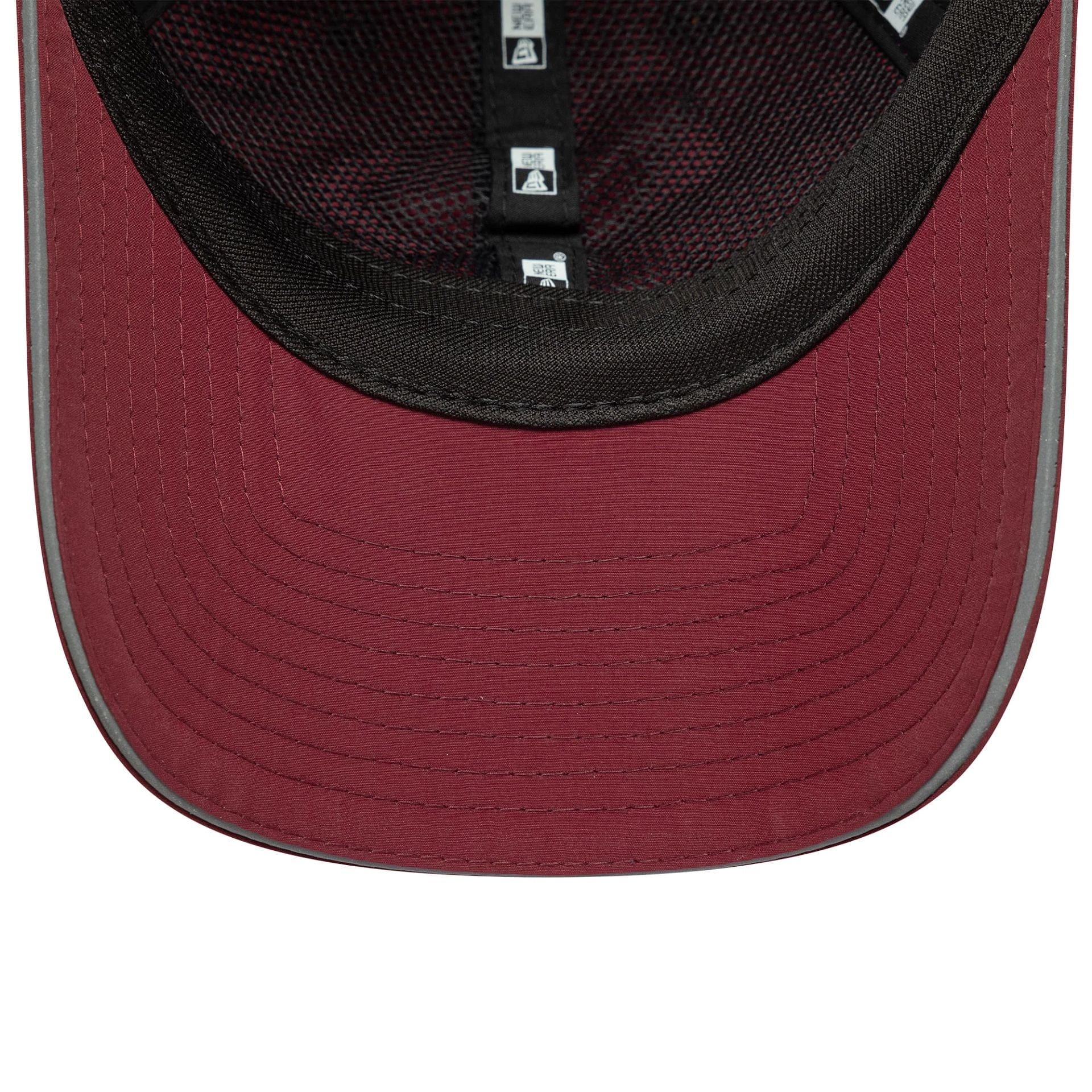 New York Yankees Womens MLB Flawless Dark Red Pony Tail Adjustable Cap - Image 5
