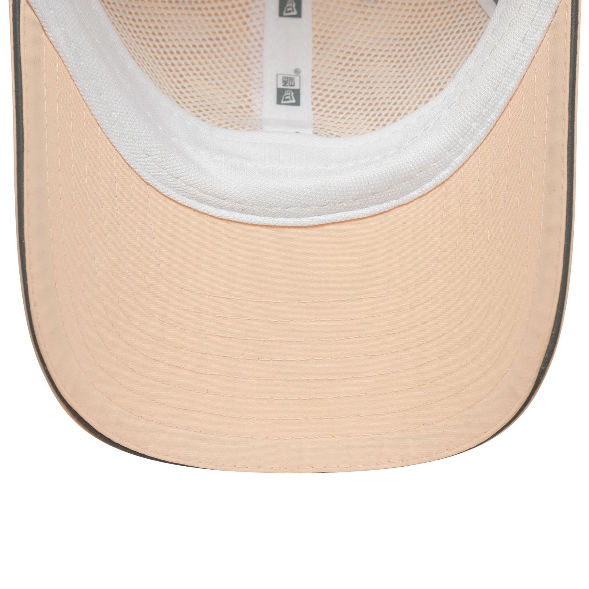 New York Yankees Womens MLB Flawless Pastel Pink Pony Tail Adjustable Cap - Image 5