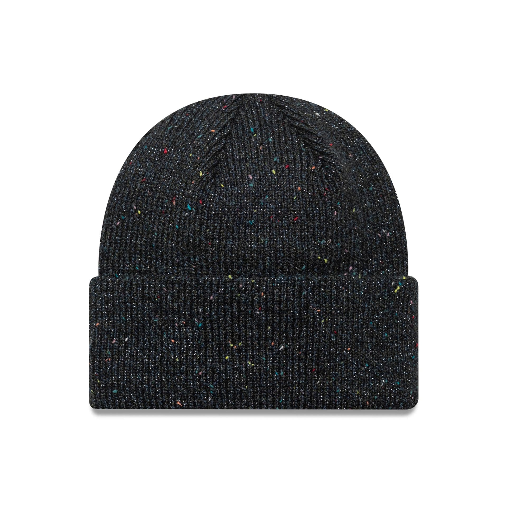 New York Yankees Womens MLB Glitter Black Cuff Knit Beanie Hat - Image 2