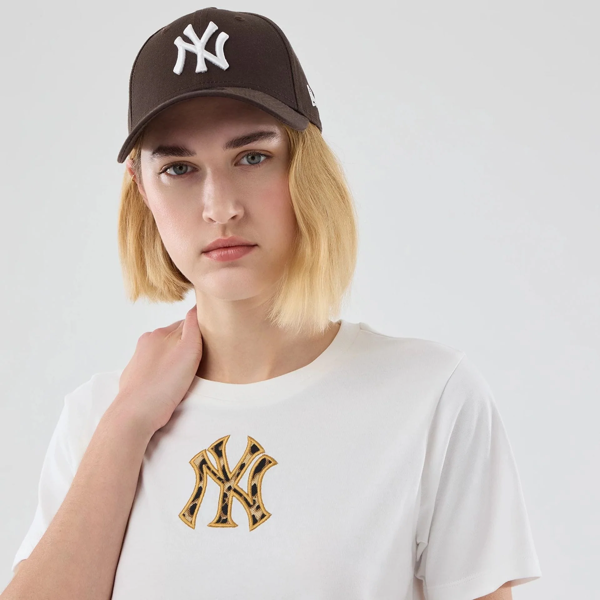 New York Yankees Womens MLB Infill White T-shirt - Image 5