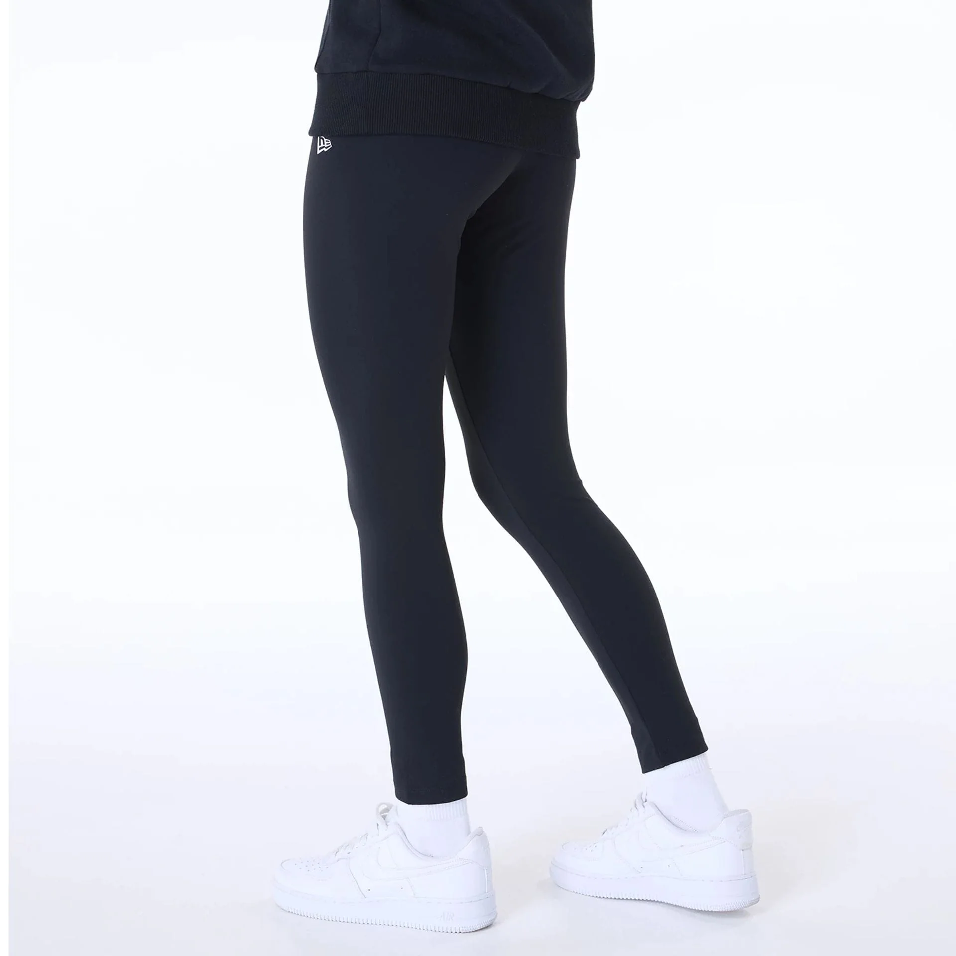 New York Yankees Womens MLB League Essential Black Leggings - Image 4