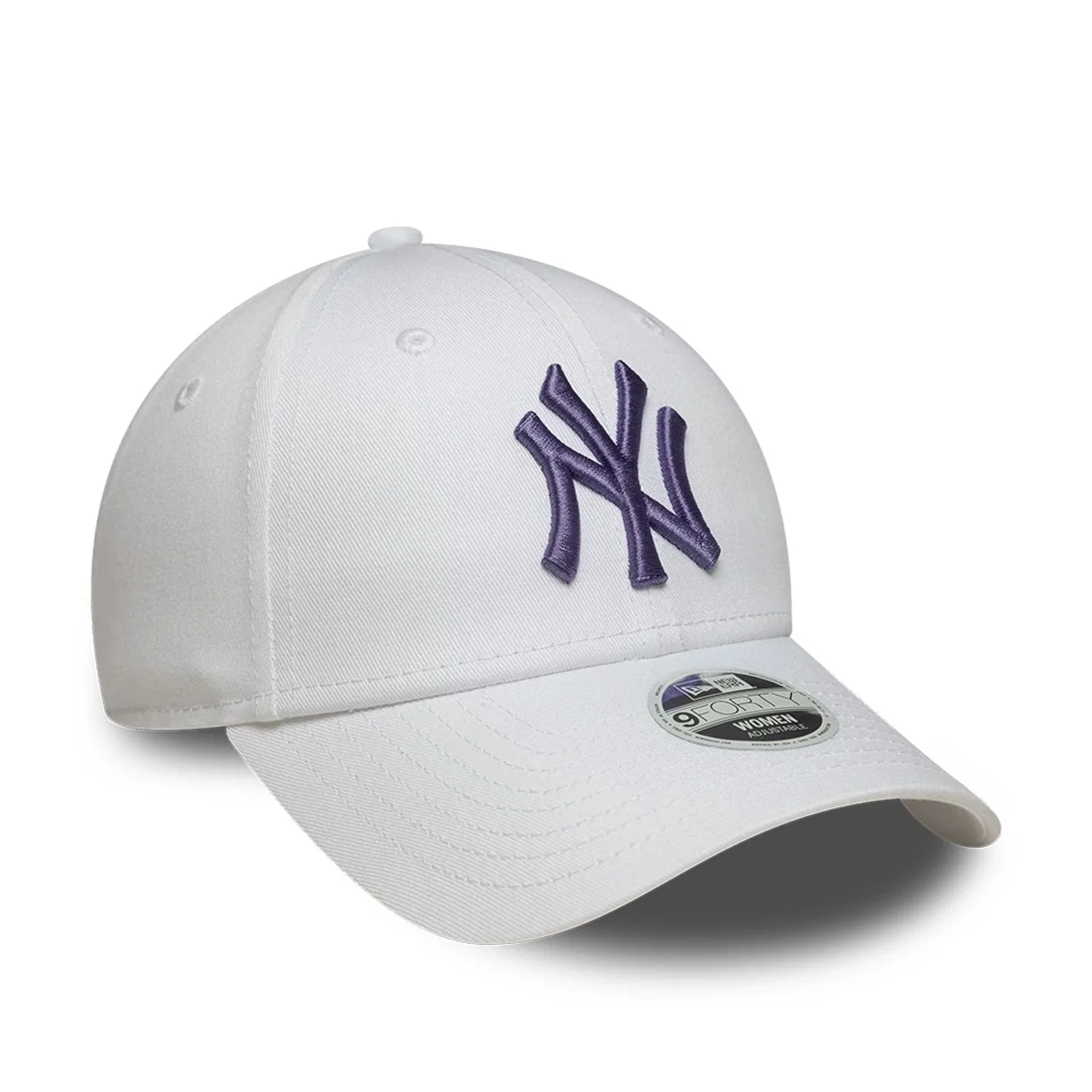 New York Yankees Womens MLB League Essential White 9FORTY Adjustable Cap - Image 3