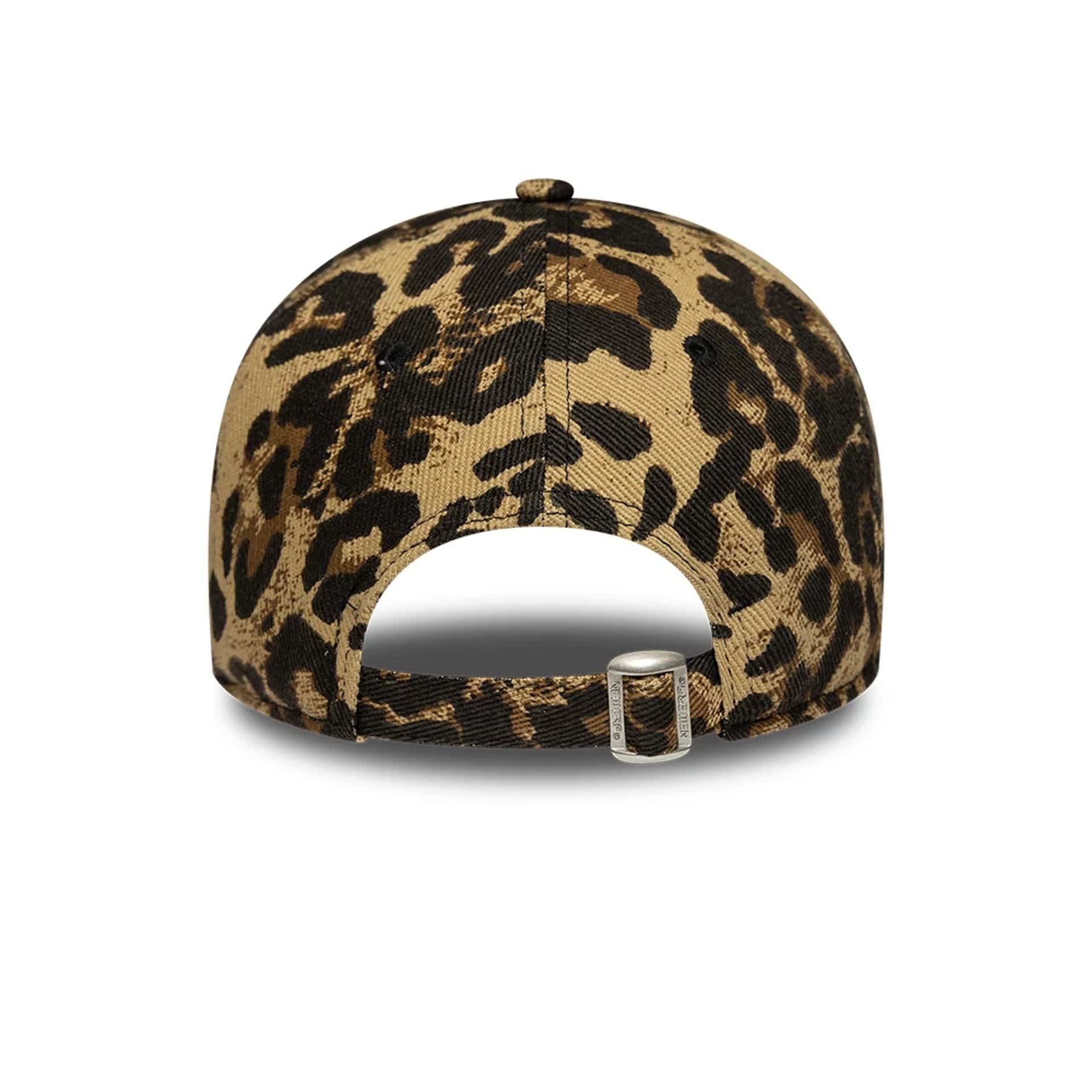 New York Yankees Womens MLB Leopard Dark Brown 9TWENTY Adjustable Cap - Image 4