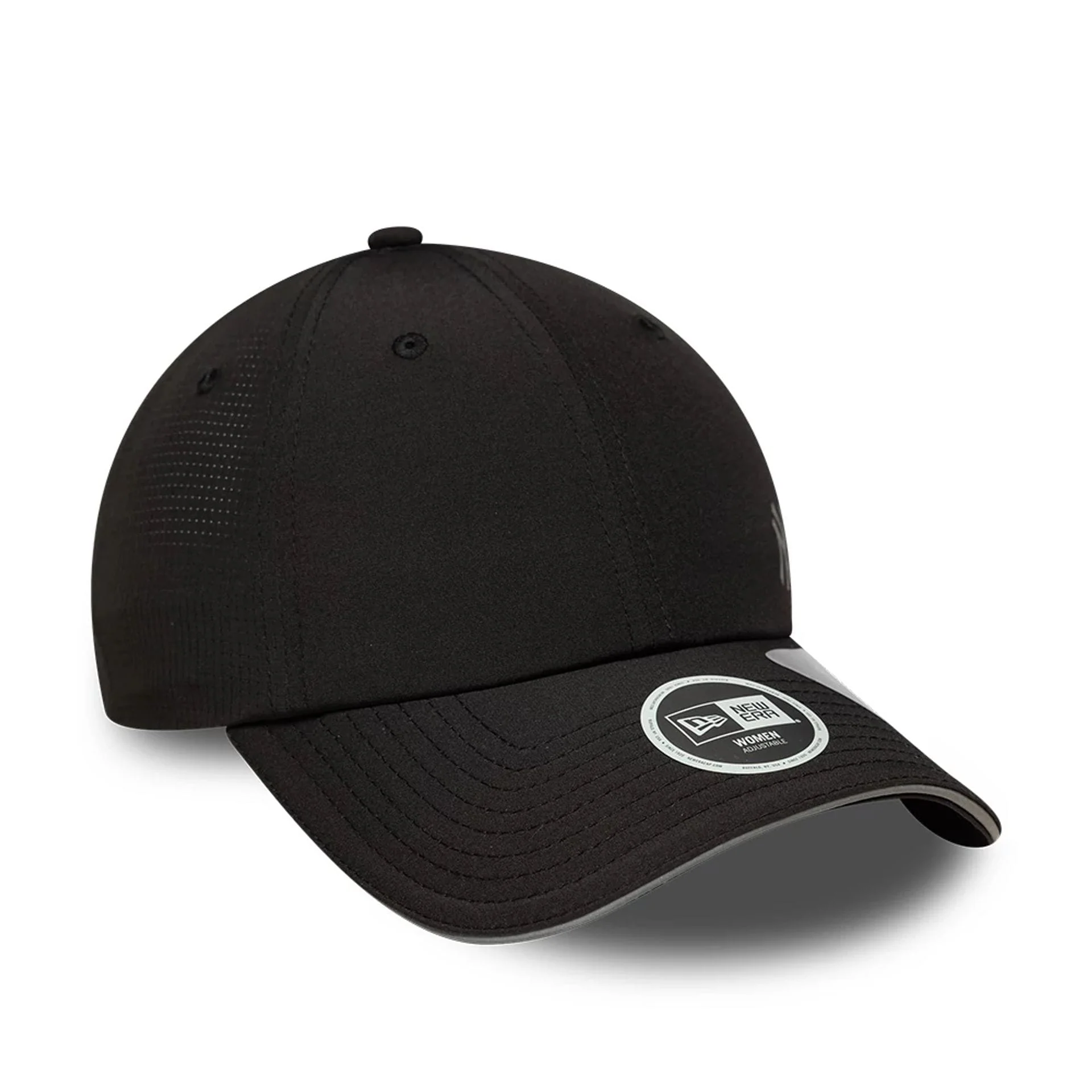 New York Yankees Womens MLB Open Mesh Black Pony Tail Cap - Image 4