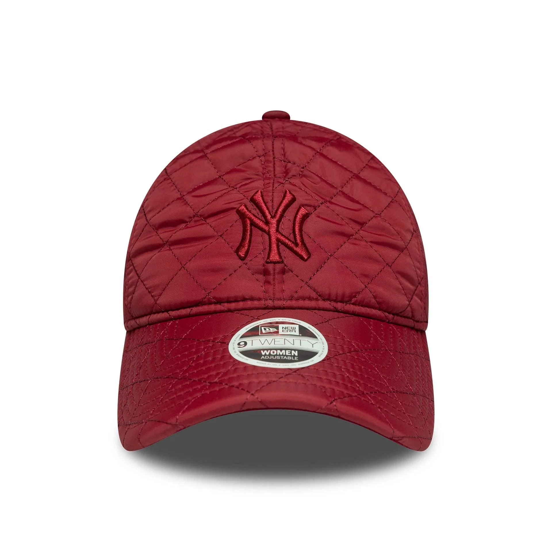 New York Yankees Womens MLB Padded Dark Red 9TWENTY Adjustable Cap - Image 2