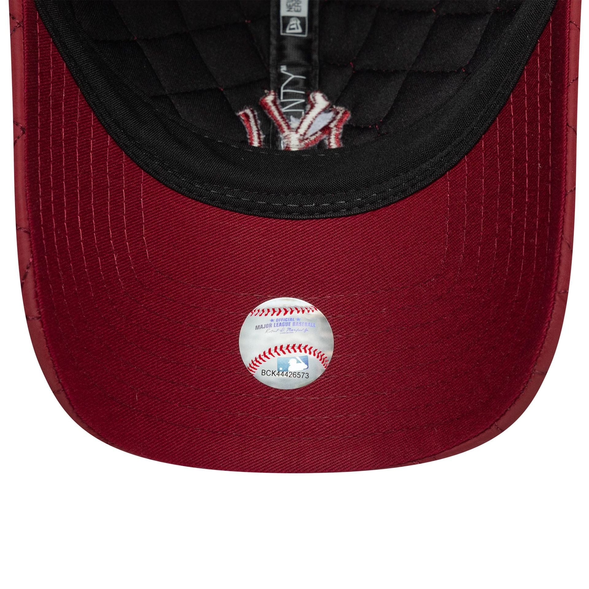 New York Yankees Womens MLB Padded Dark Red 9TWENTY Adjustable Cap - Image 5