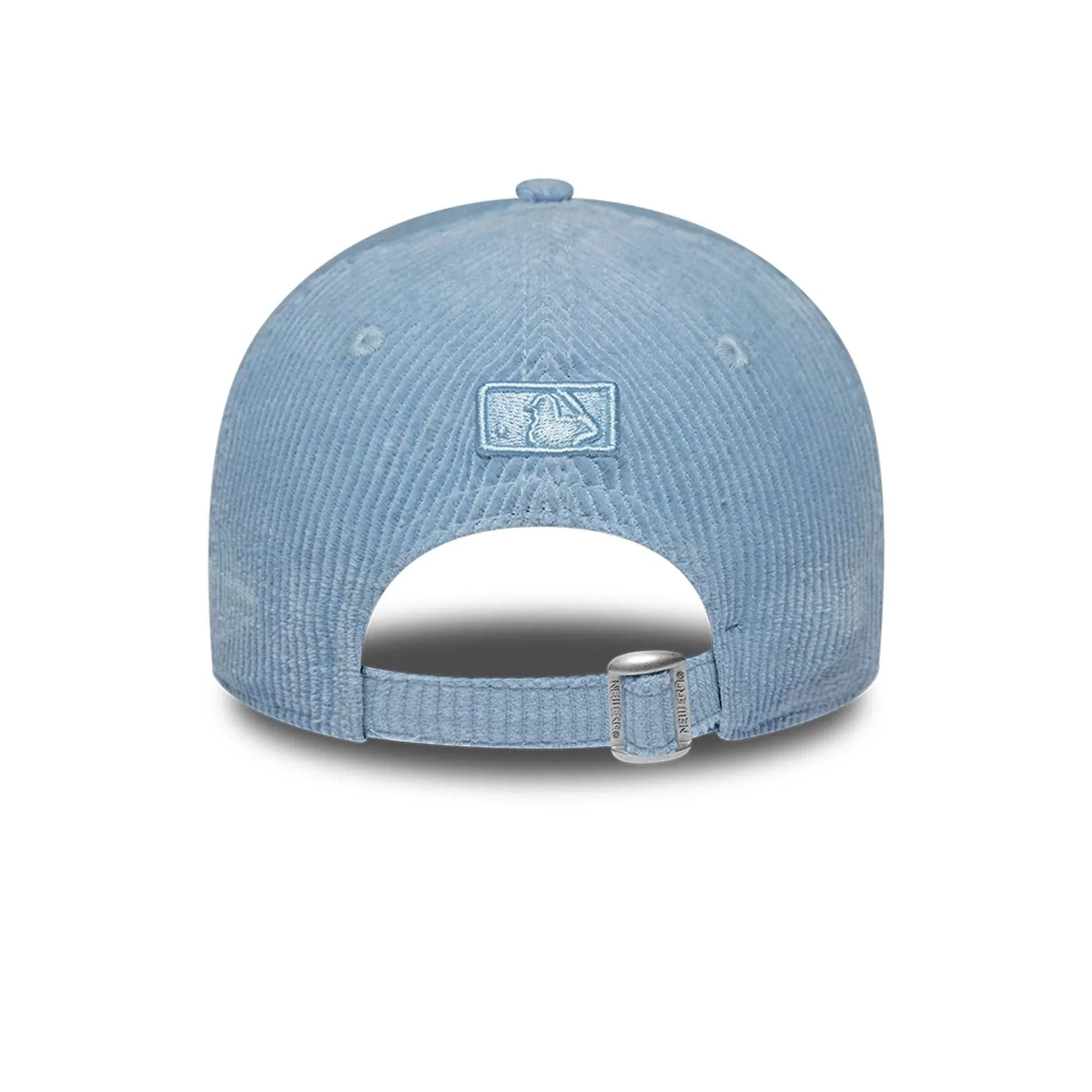 New York Yankees Womens MLB Pastel Cord Blue 9FORTY M-Crown Adjustable Cap - Image 4