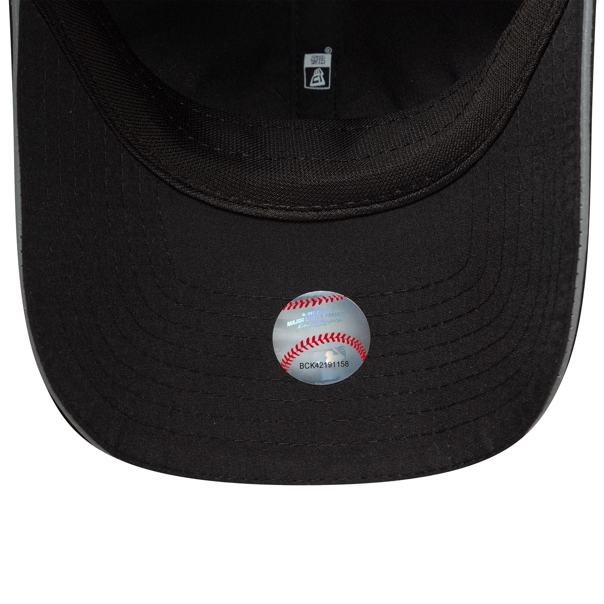 New York Yankees Womens MLB Pony Tail Black Open Back Cap - Image 5