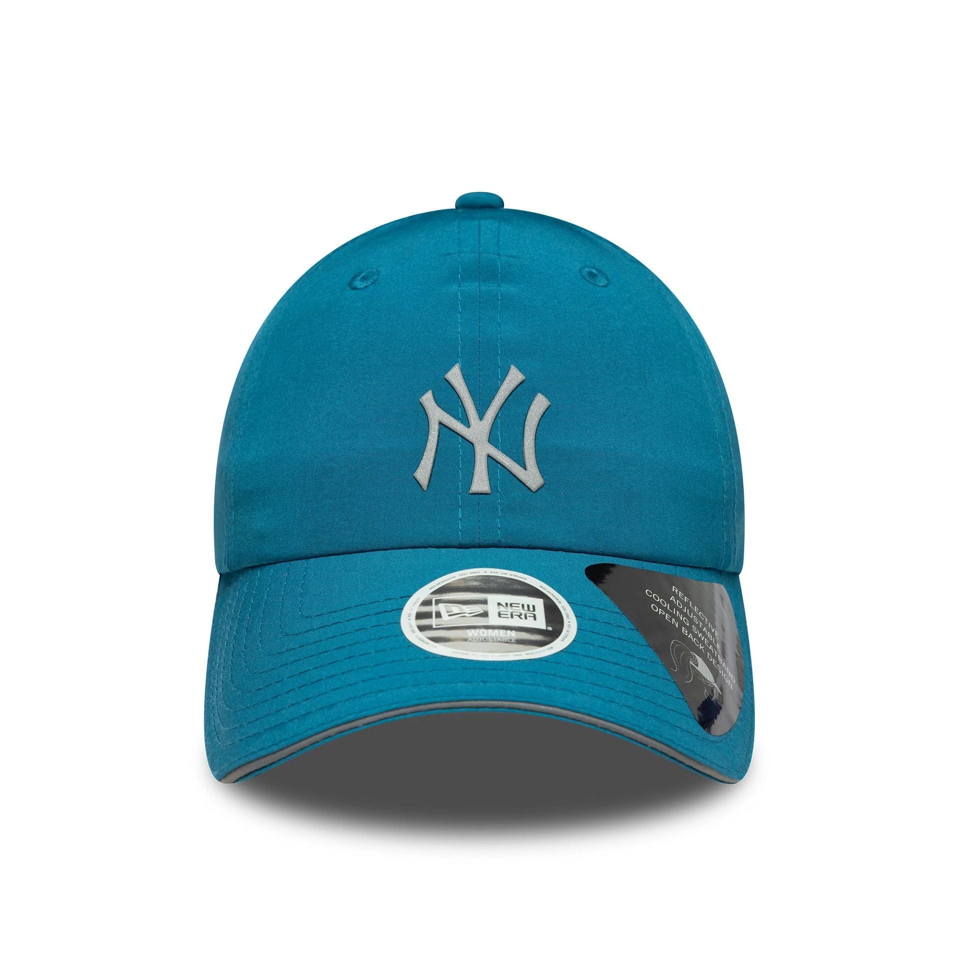 New York Yankees Womens MLB Pony Tail Dark Green Open Back Cap - Image 3