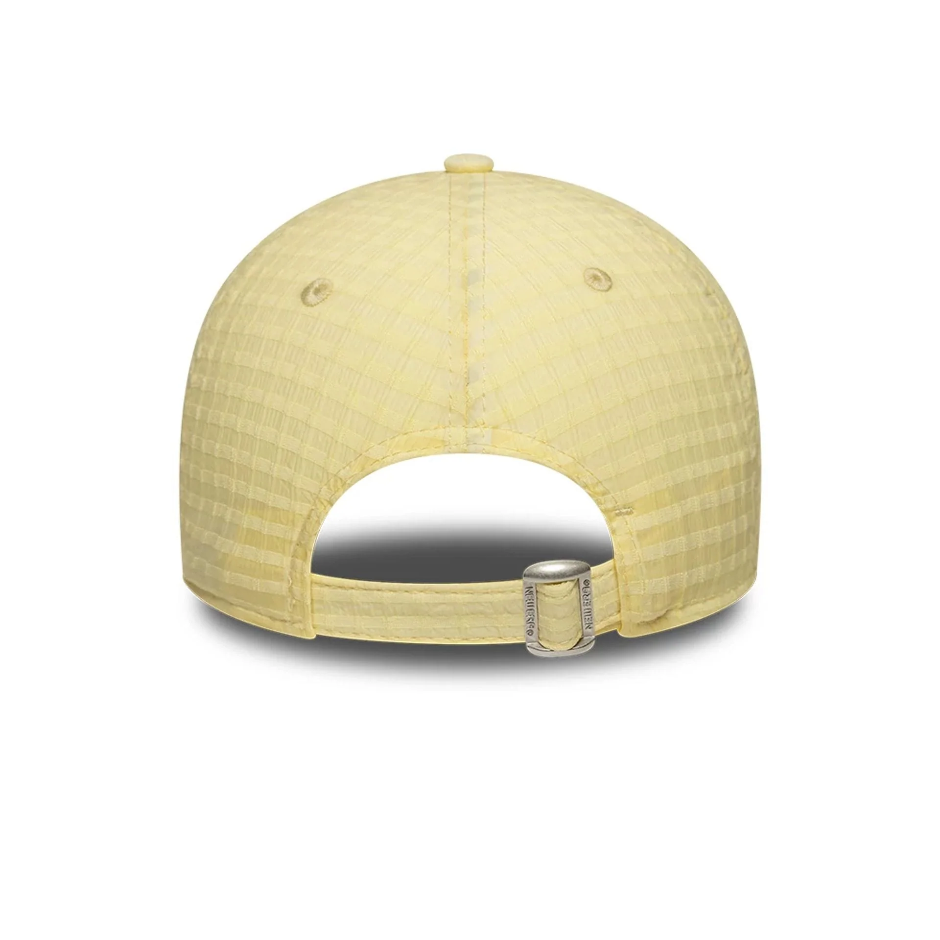 New York Yankees Womens MLB Seersucker Pastel Yellow 9TWENTY Adjustable Cap - Image 4