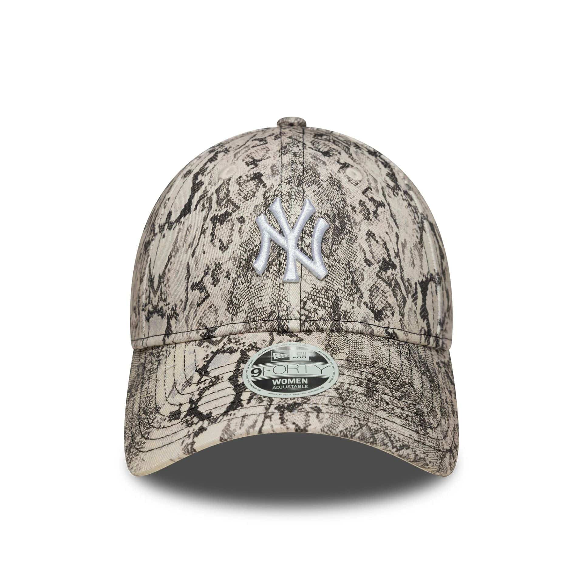New York Yankees Womens MLB Snake Grey 9FORTY Adjustable Cap - Image 2