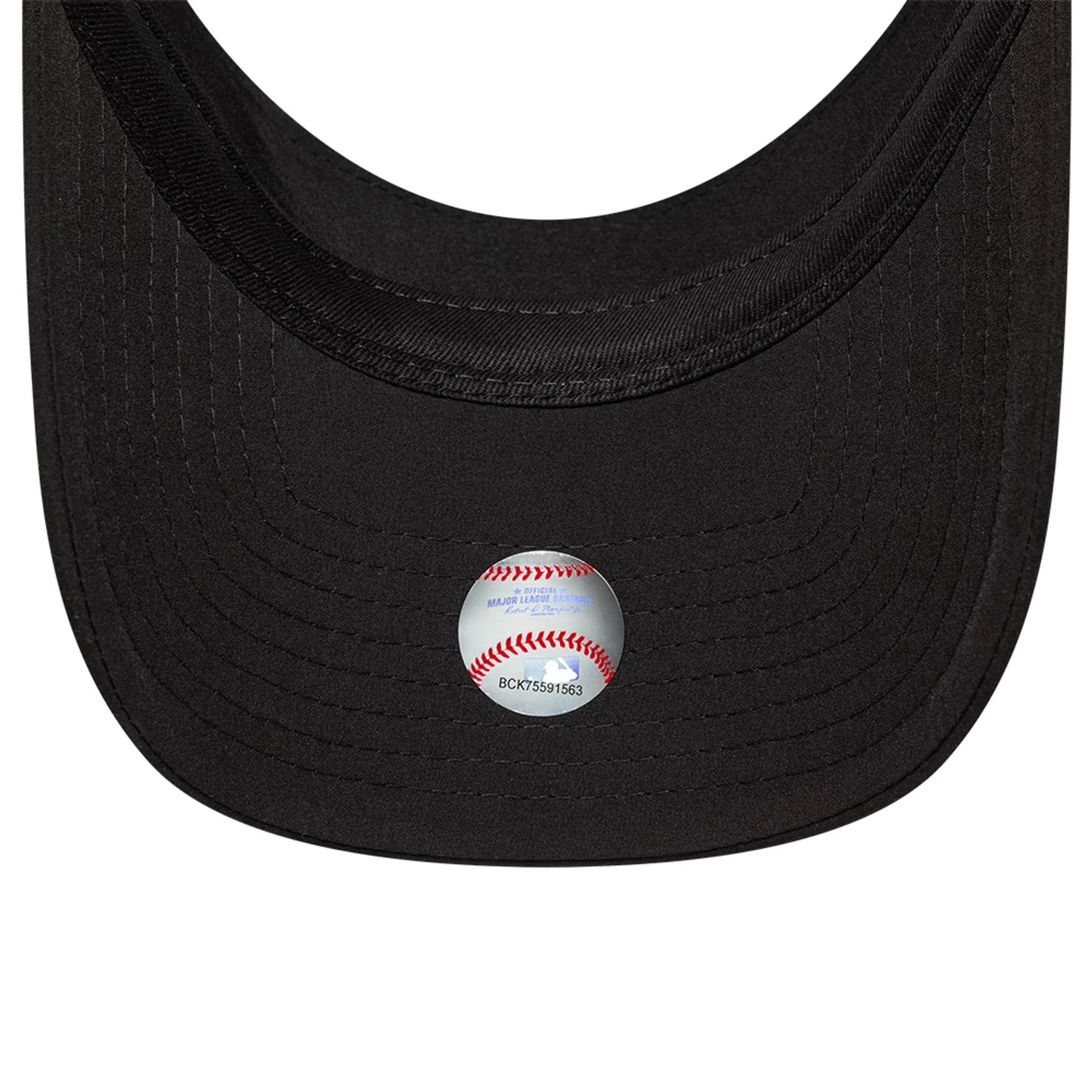 New York Yankees Womens MLB Sport Black Visor Cap - Image 5