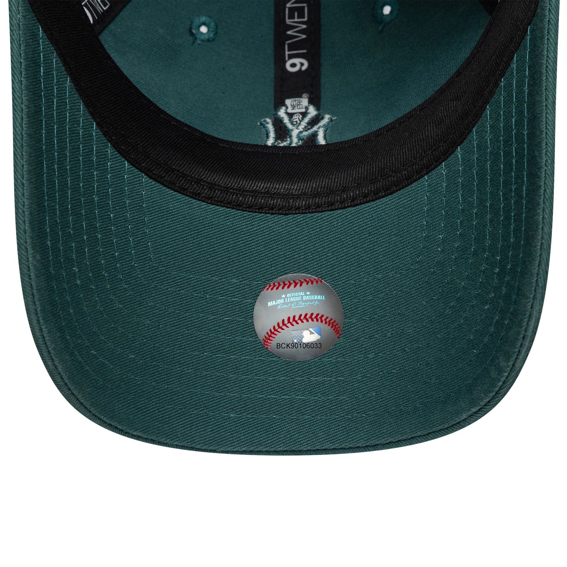 New York Yankees Womens MLB Washed Mini Dark Green 9TWENTY Cap - Image 5