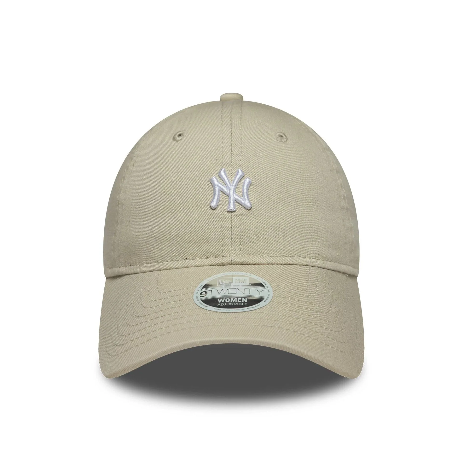 New York Yankees Womens MLB Washed Mini Light Beige 9TWENTY Cap - Image 2