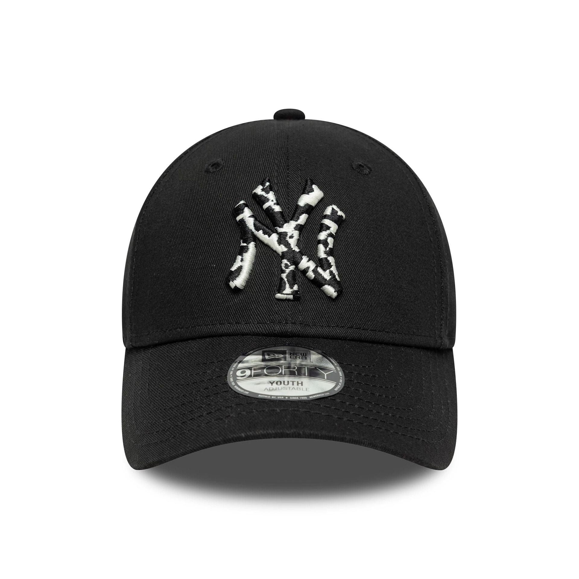 New York Yankees Youth MLB Animal Infill Black 9FORTY Cap - Image 2